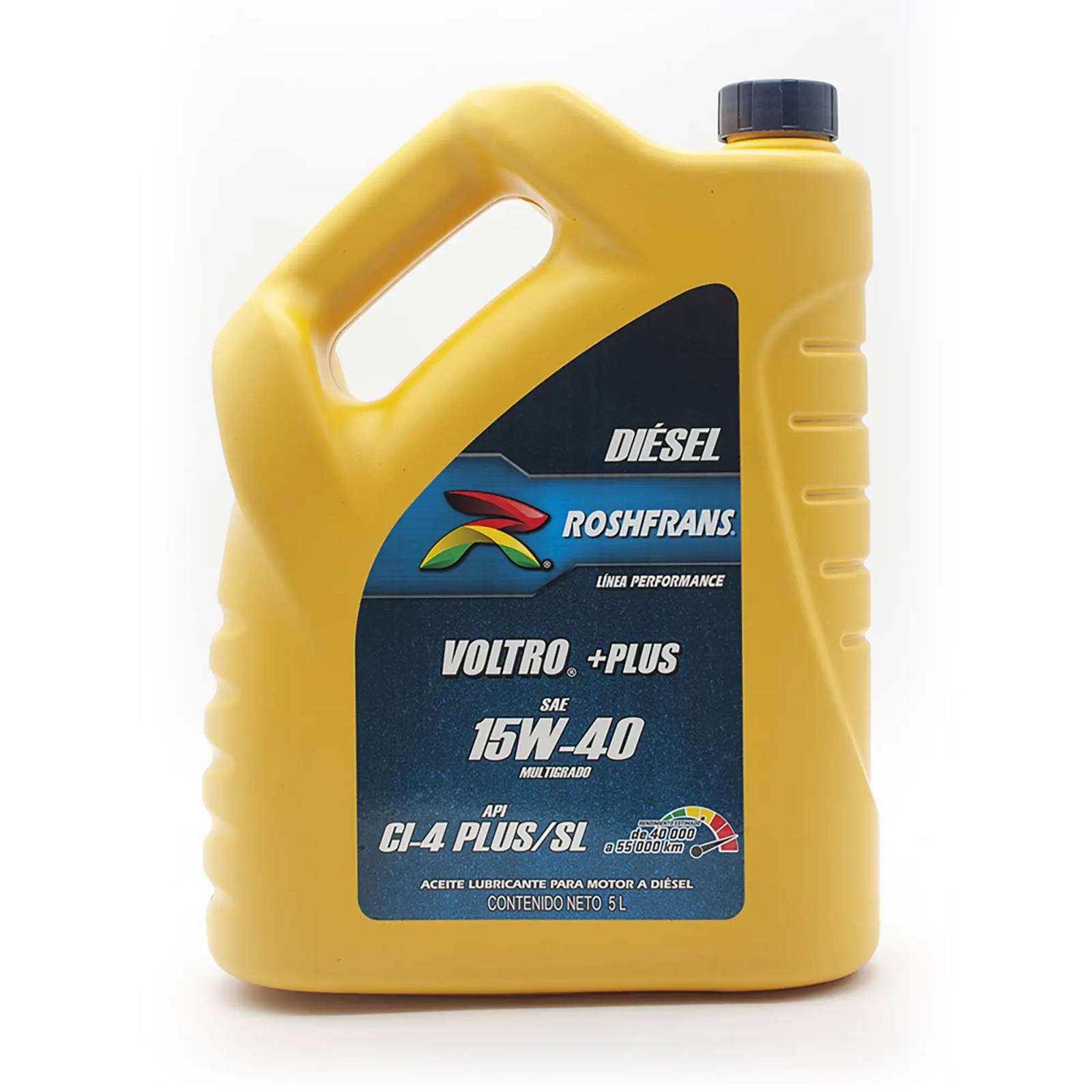Aceite Motor Diésel Multigrado Roshfrans Voltro Plus 15W-40, 5 L