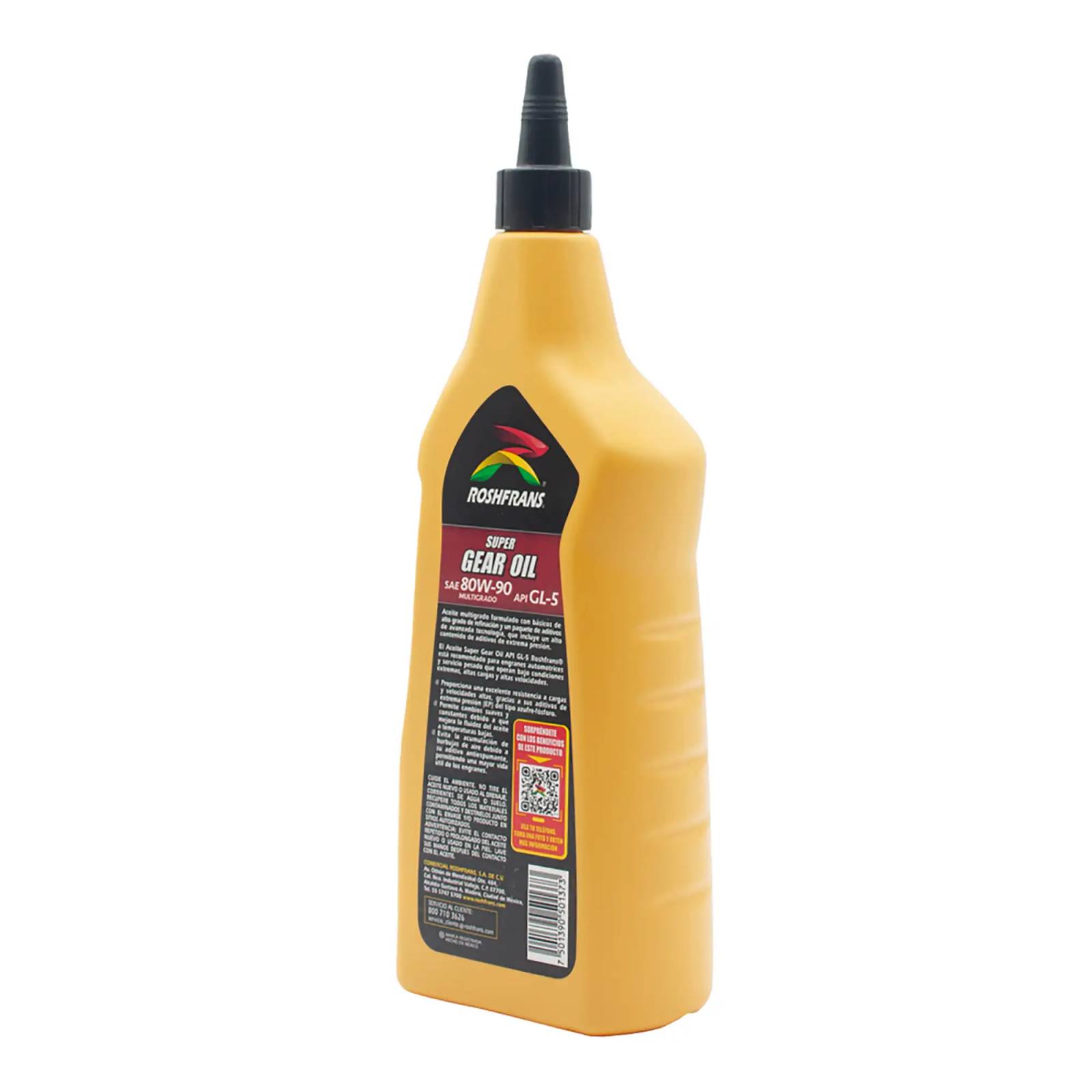 Aceite Transmisión Estándar Roshfrans 80W-90 Super Gear Oil, 950 ml