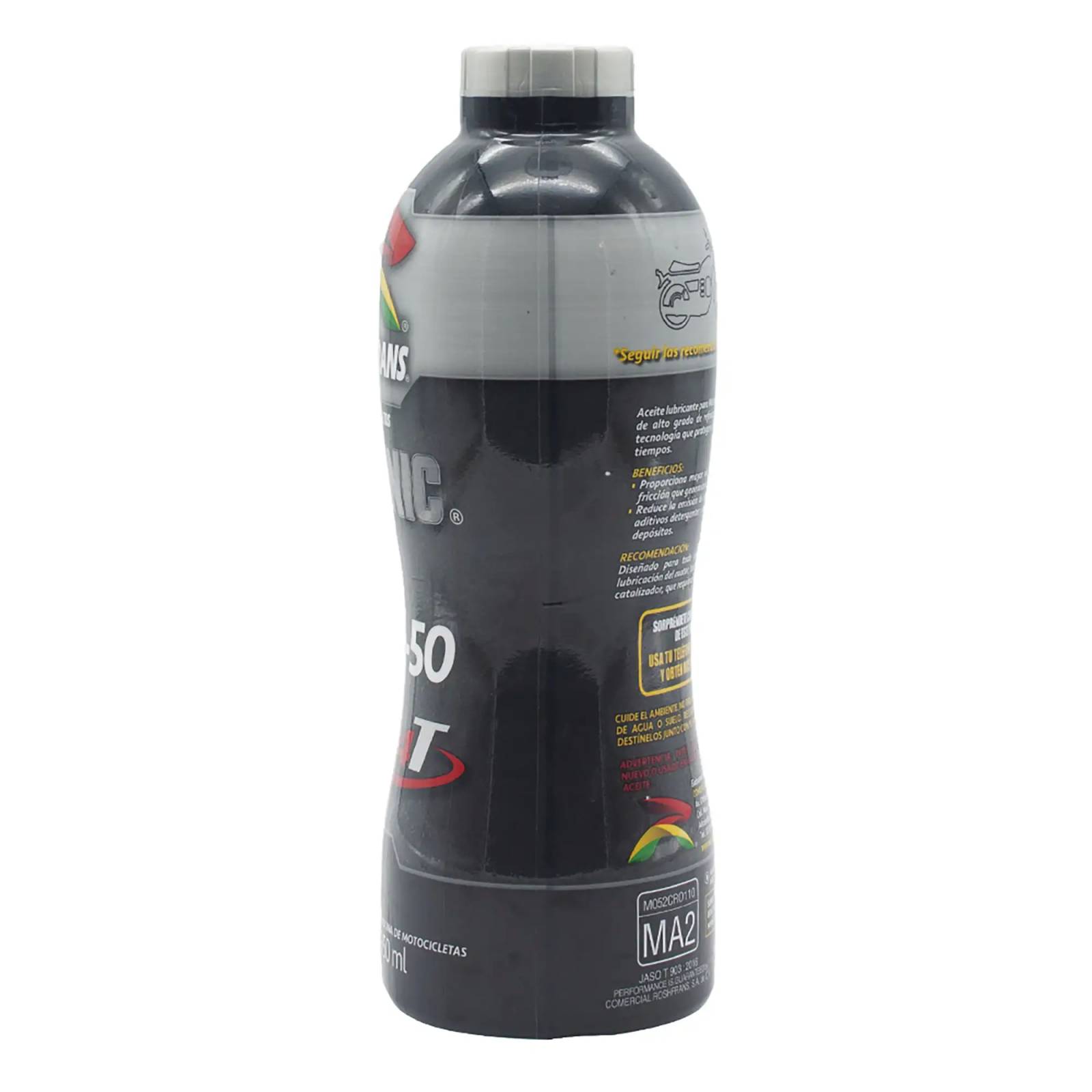 Aceite Motocicletas Multigrado Roshfrans Motonic 4 Tiempos 20W-50, 950 ml