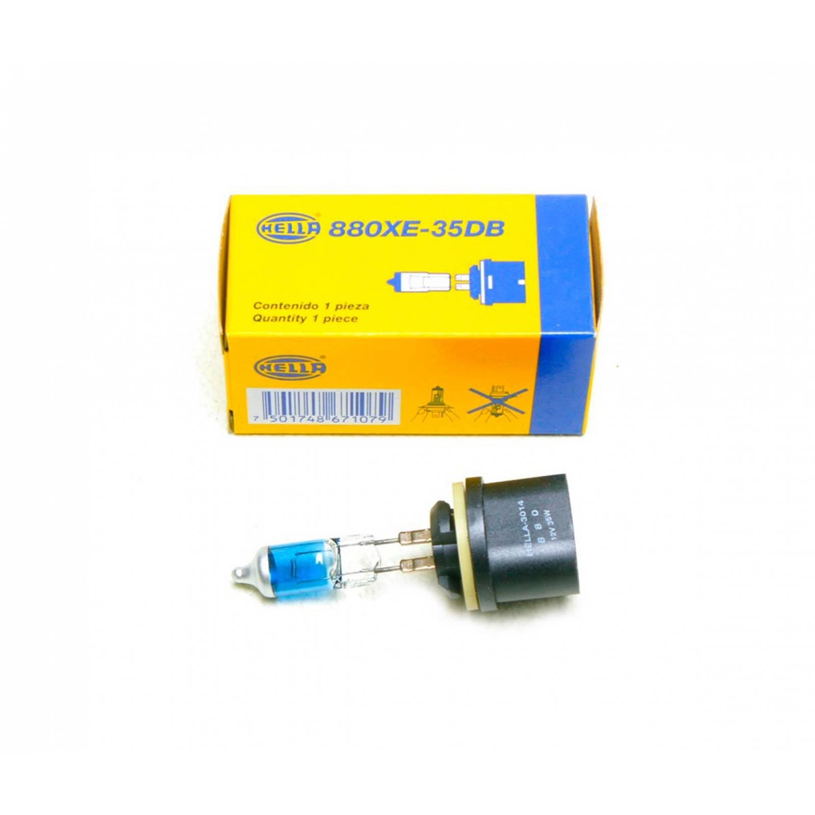 Foco 880 Luz Blanca 35 Watts 12 Volts Dark Blue Hella