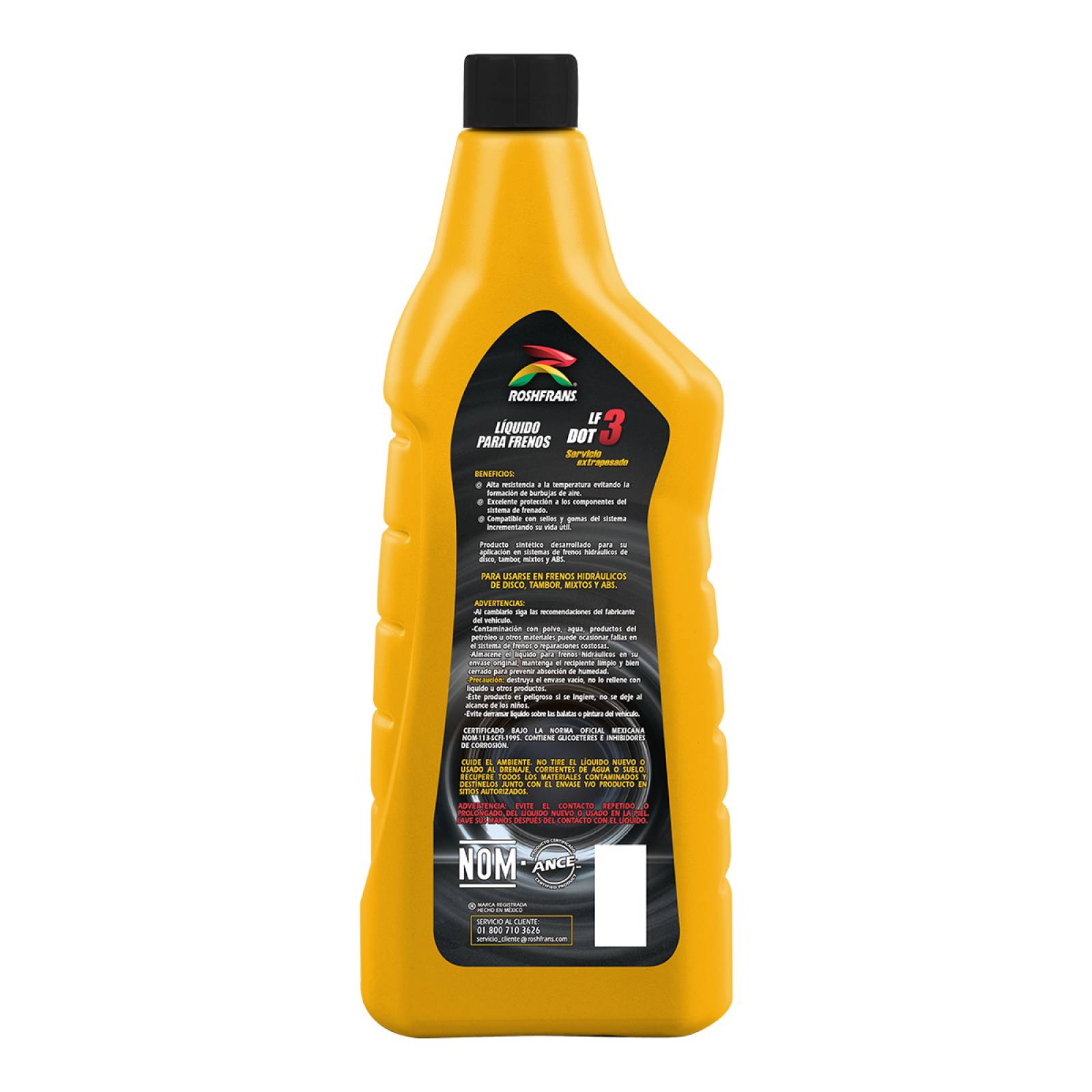 Líquido Frenos Roshfrans DOT 3, 950 ml