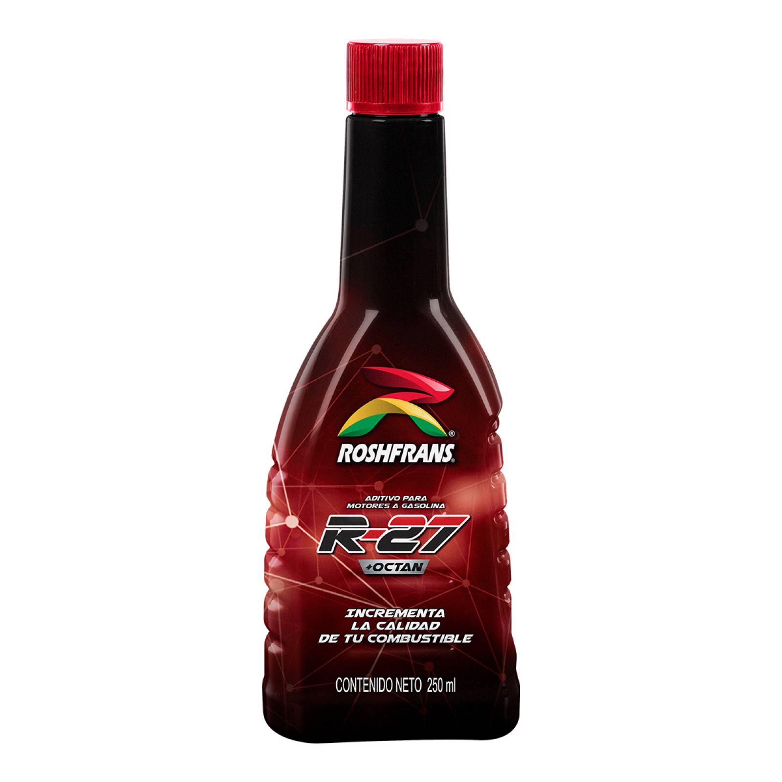 Aditivo Gasolina Elevador Octanaje Roshfrans R-27 Octan, 250 ml