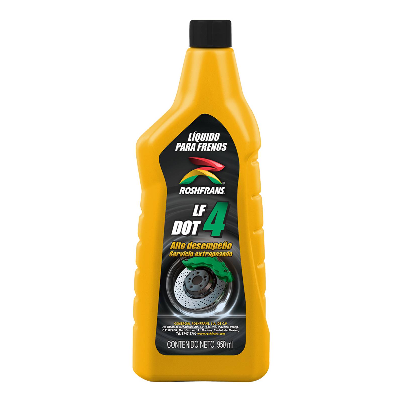 Líquido Frenos LF4 DOT 4 Roshfrans, 950 ml