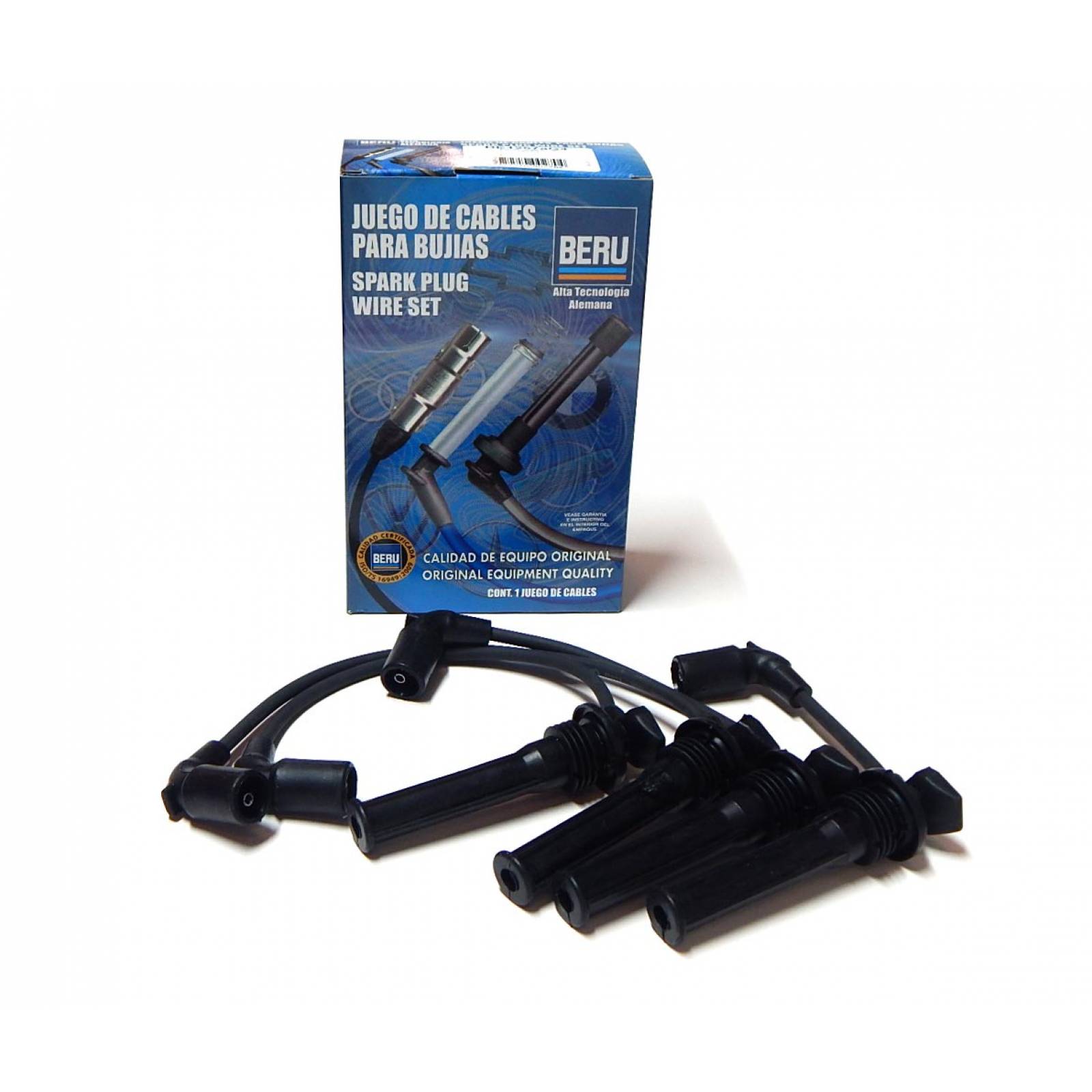 Cables Bujías Chevrolet Spark 2011 2012 2013 1.2 Lts Beru