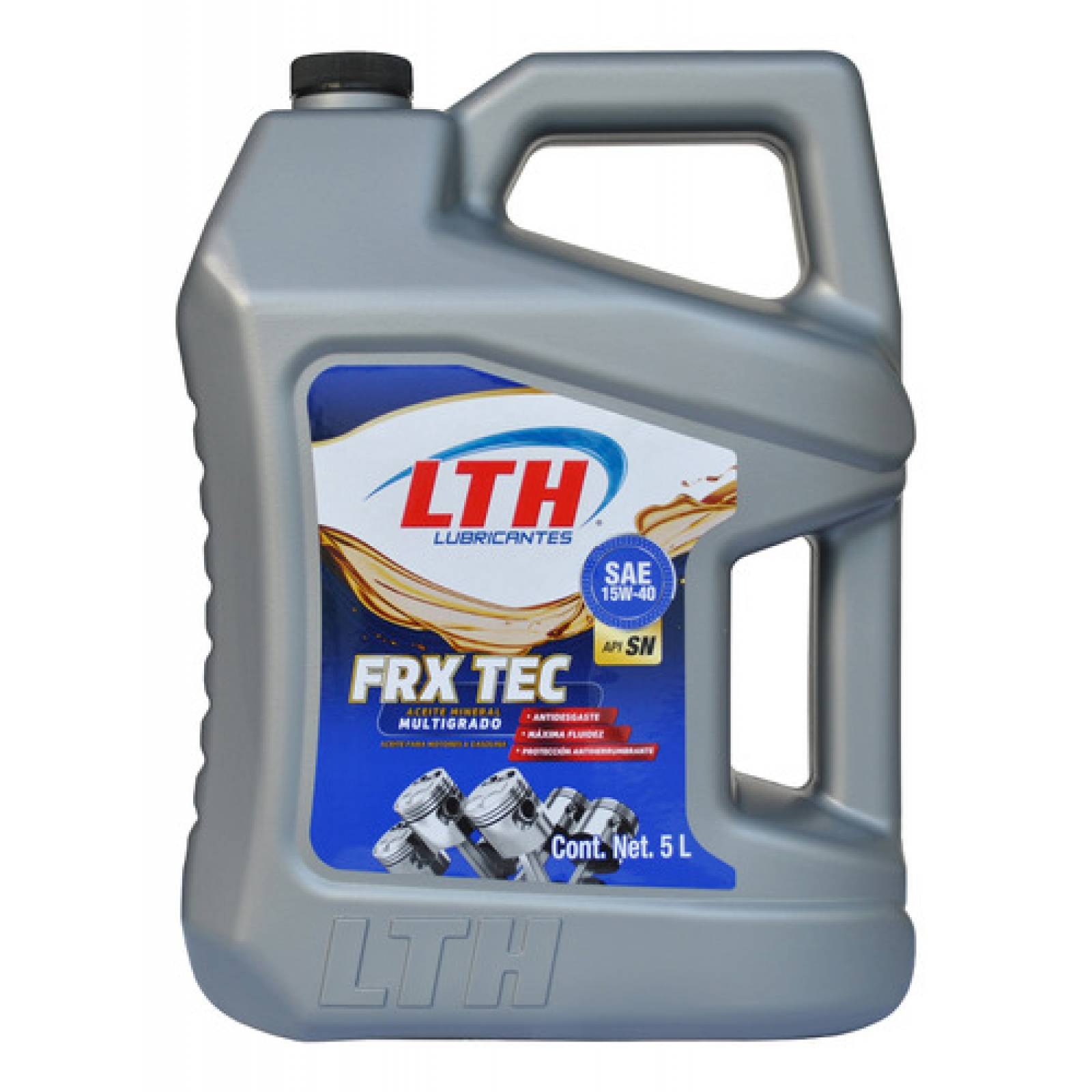 Aceite Motor LTH 15W40 Mineral Multigrado, 5 L