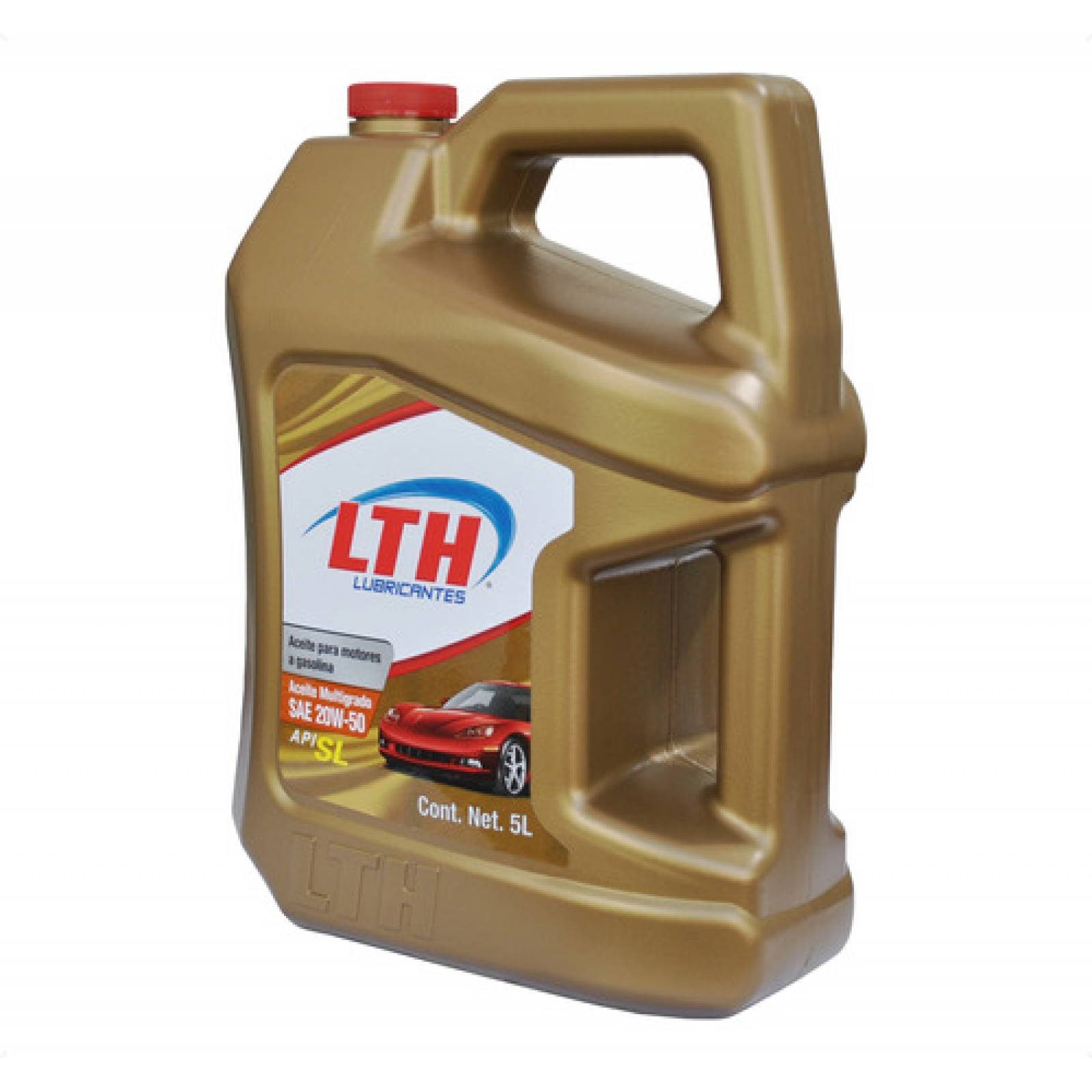 Aceite Motor a Gasolina LTH 20W50 Mineral Multigrado, 5 L