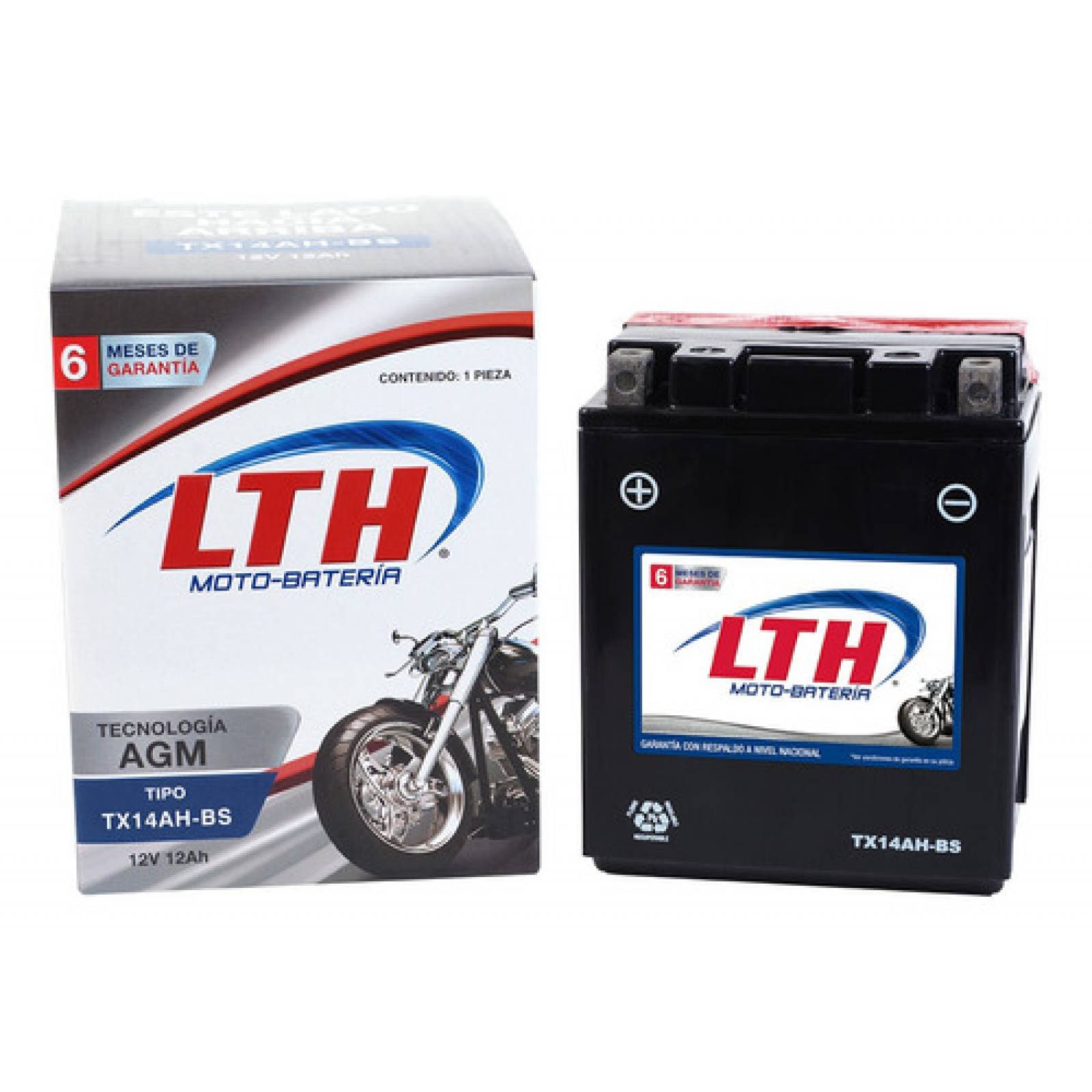 Moto Batería AGM LTH CTX14AH-BS