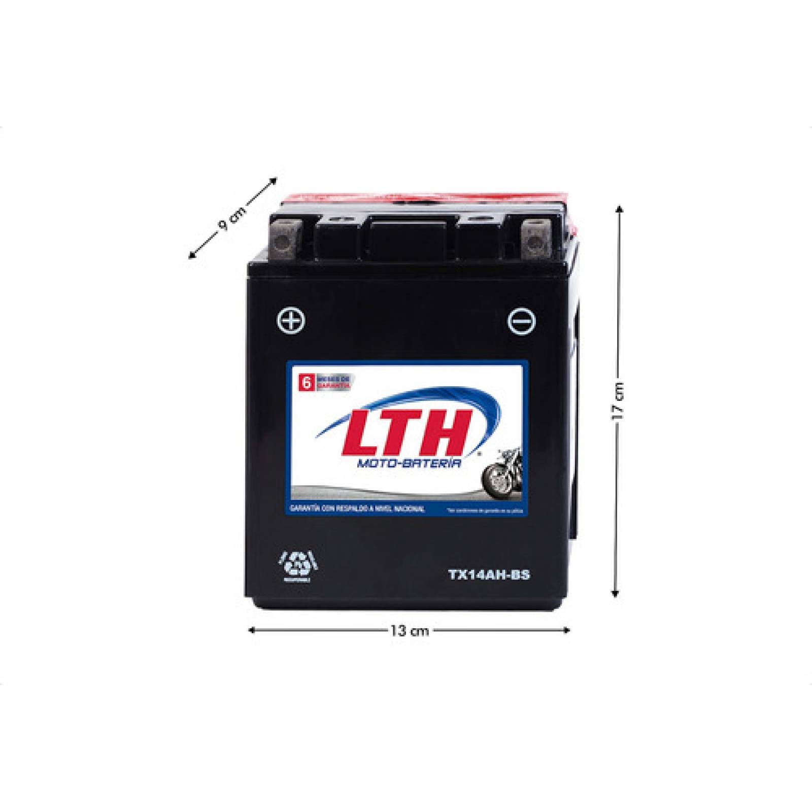 Moto Batería AGM LTH CTX14AH-BS