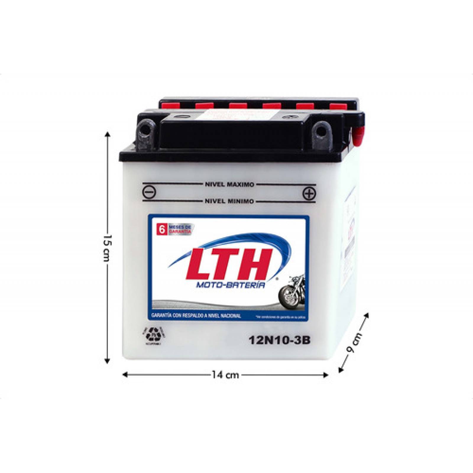 Moto Batería LTH 12N10-3B