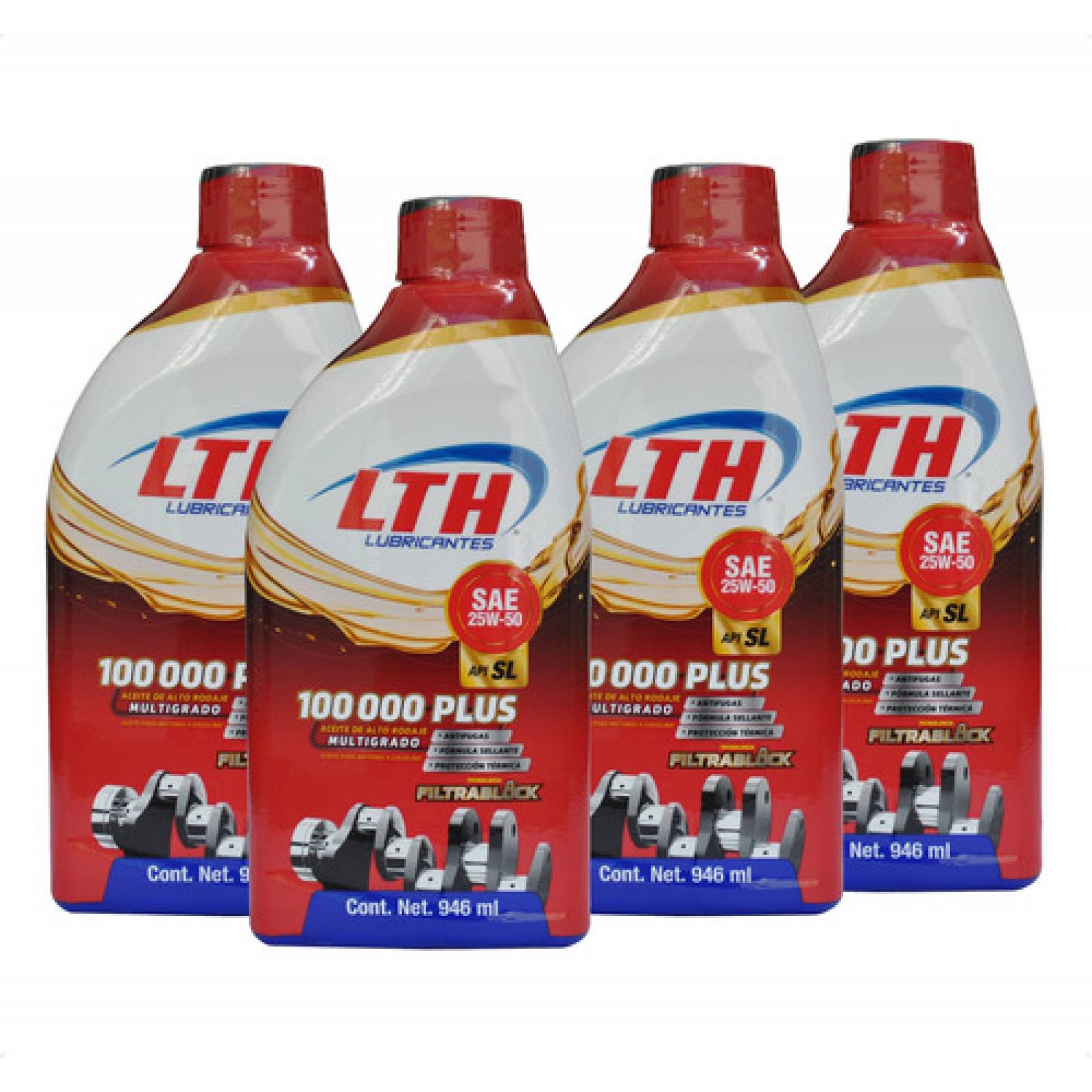 Kit Cambio de Aceite Motor 25W50 y Filtro de Aceite LTH - 28