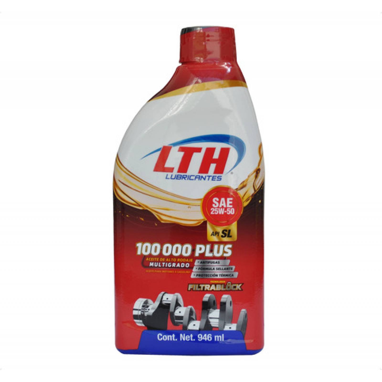 Kit Cambio de Aceite Motor 25W50 y Filtro de Aceite LTH - 28