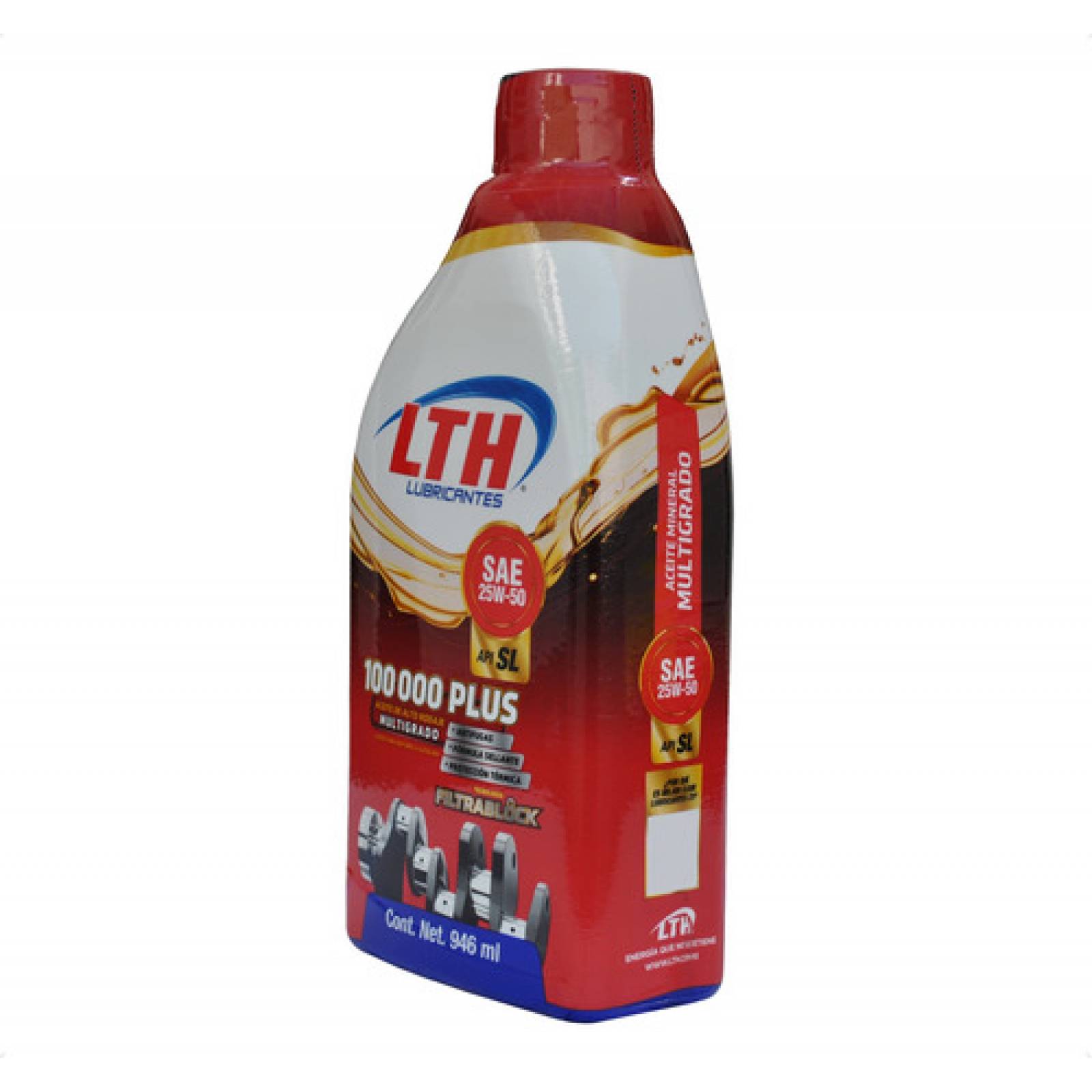 Kit Cambio de Aceite Motor 25W50 y Filtro de Aceite LTH - 28