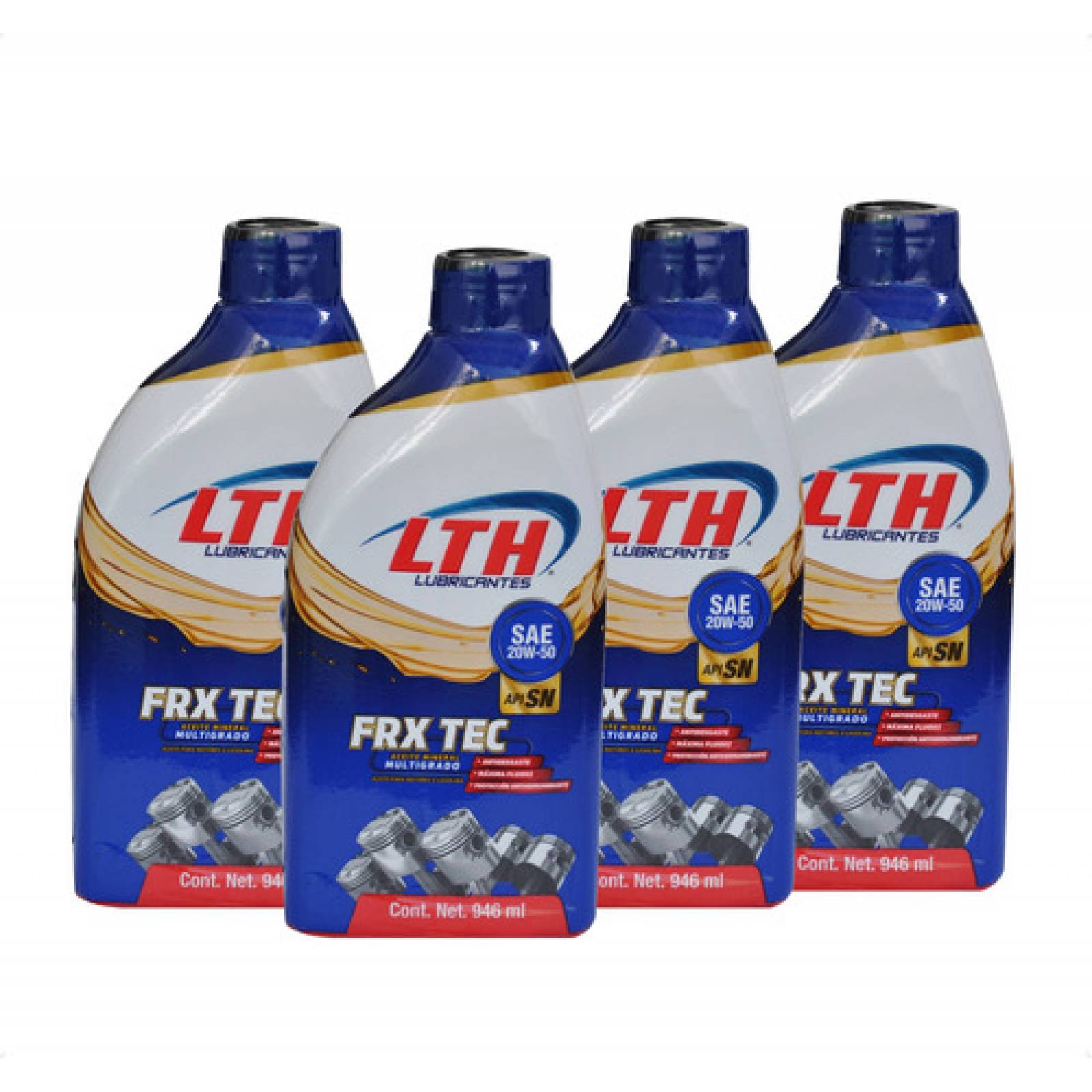 Kit Cambio de Aceite Motor 20W50 y Filtro de Aceite LTH - 46