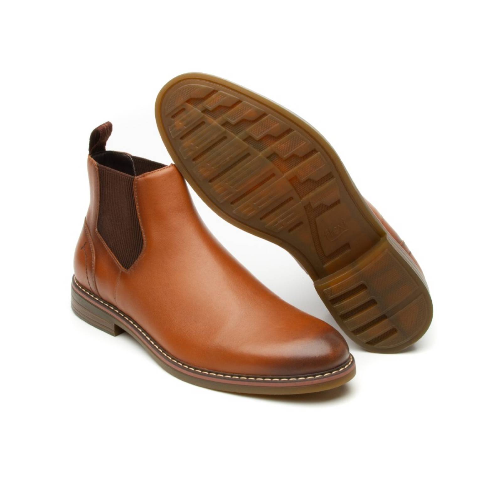 Botin Chelsea Flexi Para Hombre Con Elástico 404604