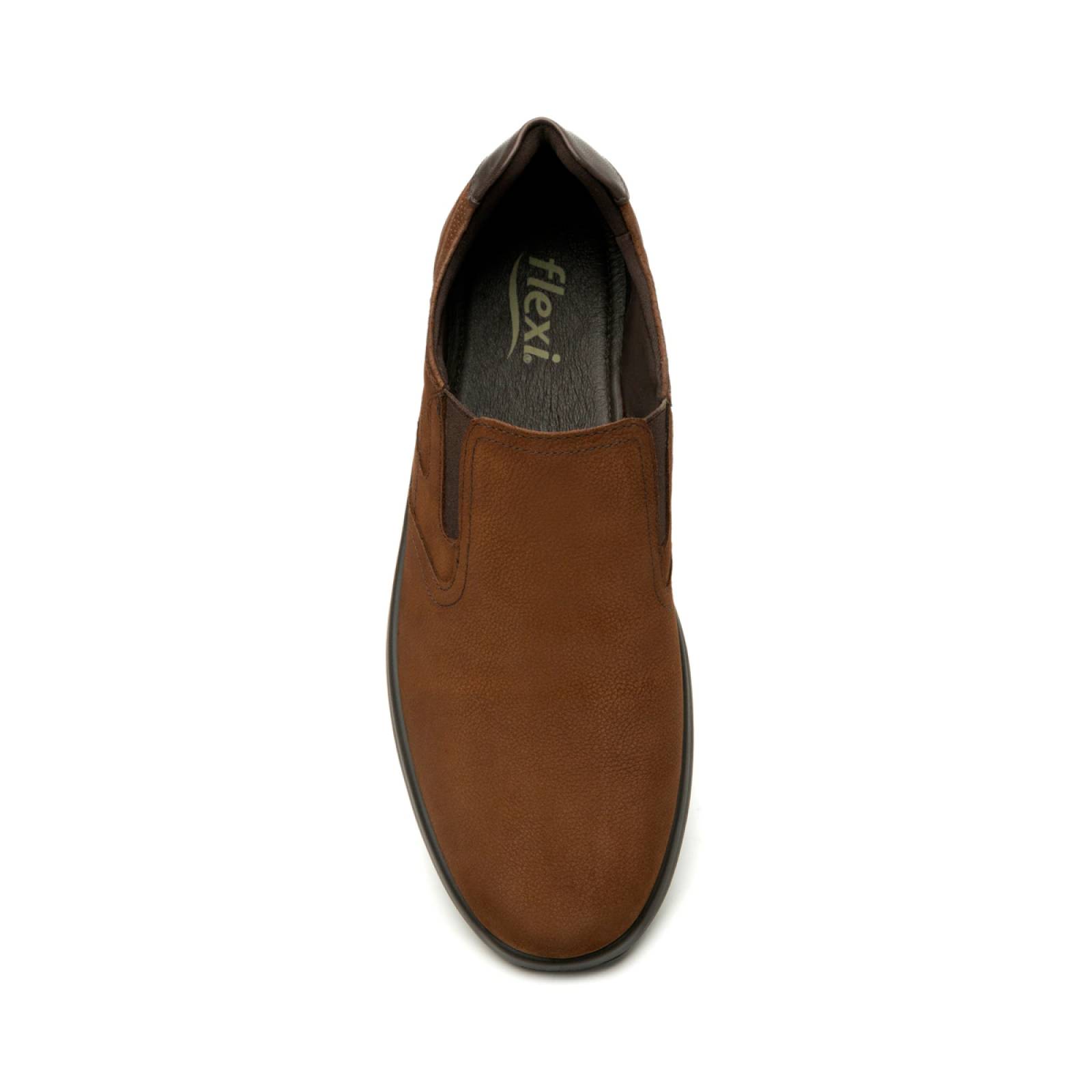 Zapato Slip On Liso piel Flexi para hombre 408203