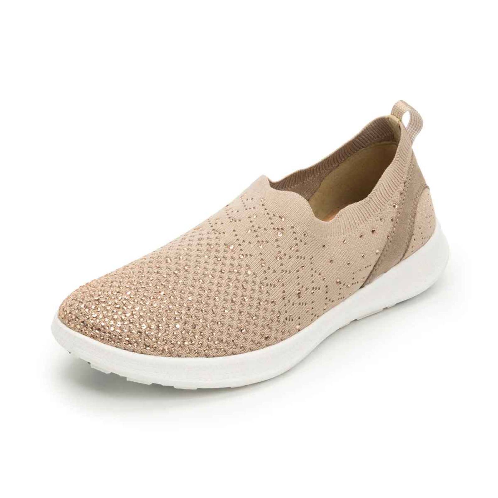 Tenis Slip On Flexi para mujer con suela extraligera 101309
