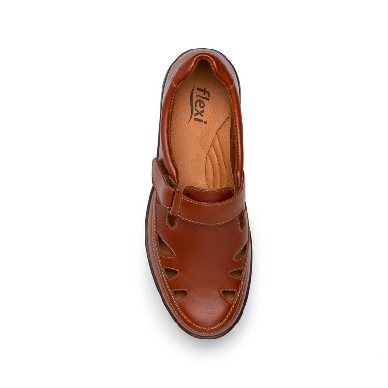 Zapato Flat casual Flexi con aberturas para mujer 25905