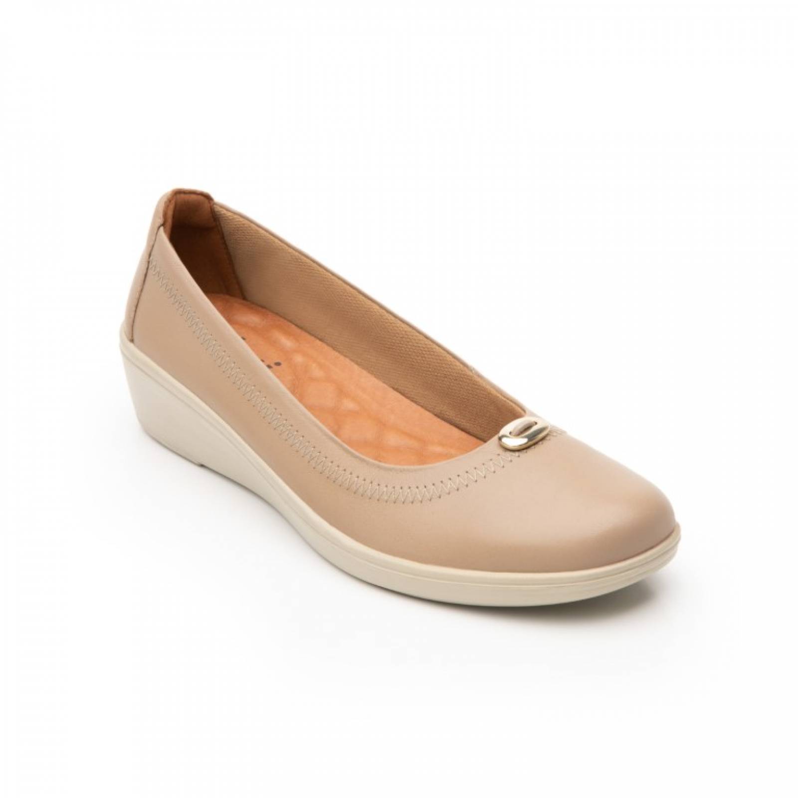 Ballerina plataforma Flexi para mujer con confort pad 45605