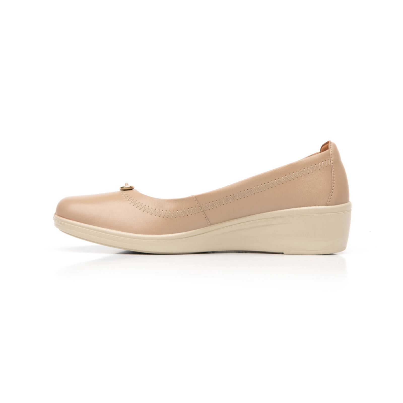 Ballerina plataforma Flexi para mujer con confort pad 45605