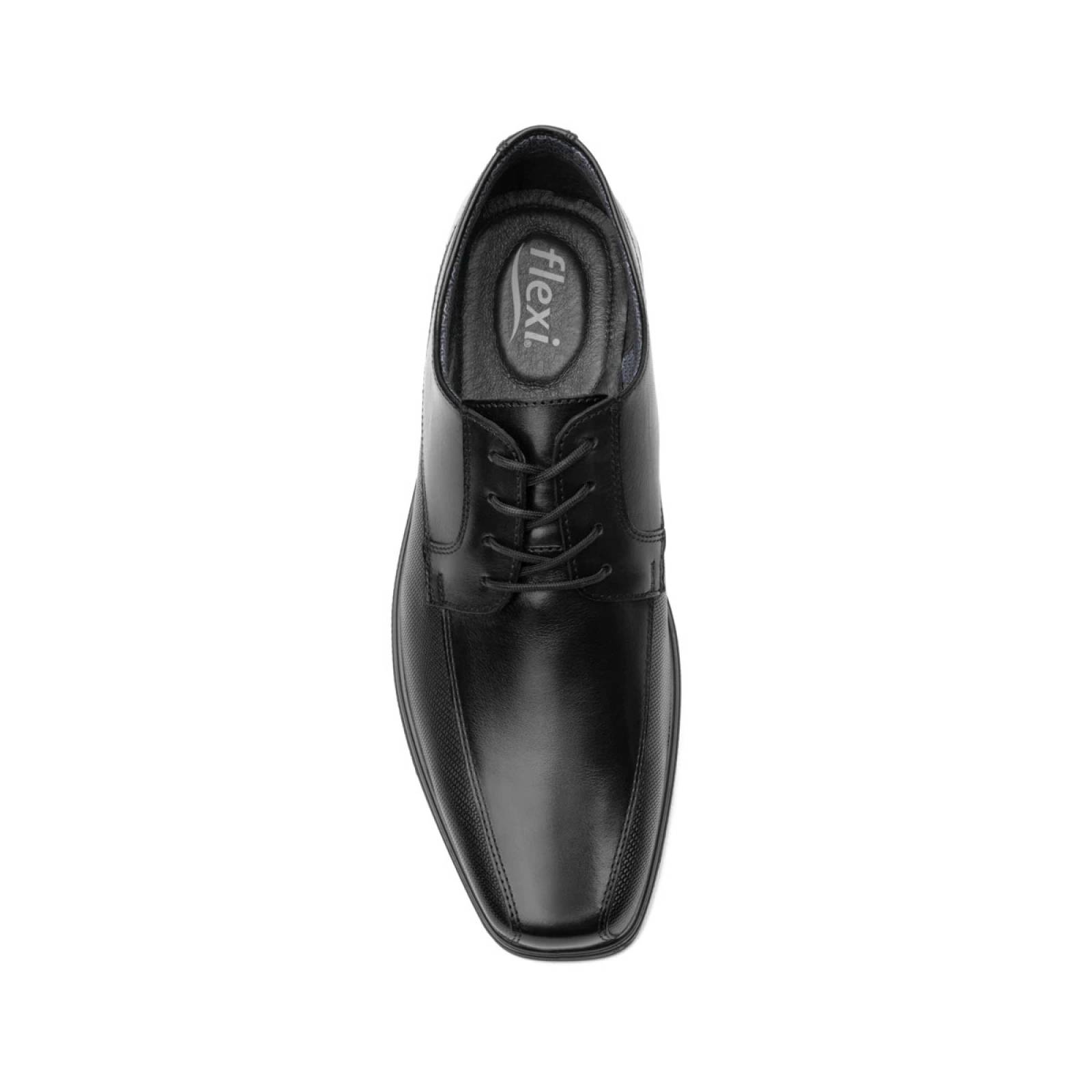 Zapato Derby floreta liso Flexi para hombre 406402