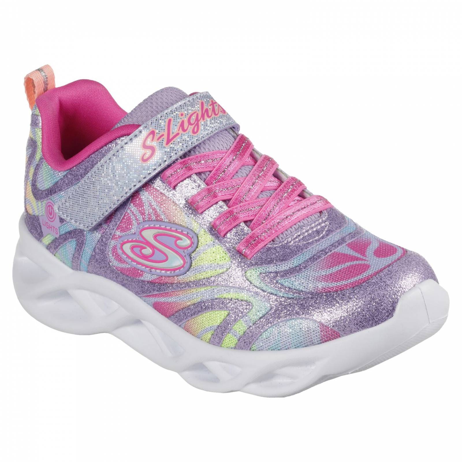 Tenis Skechers Twisty Brights Dazzle Flash para Niña 302305L (17.0 - 22.0)