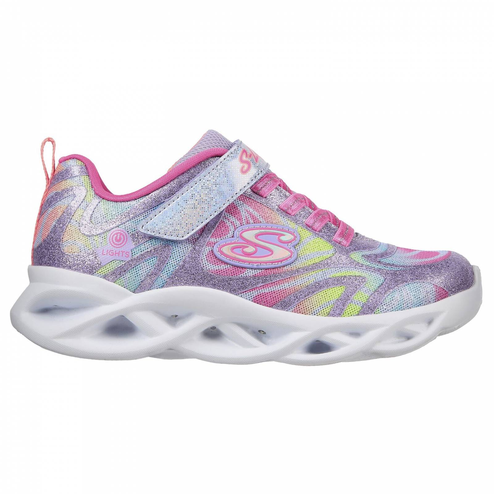 Tenis Skechers Twisty Brights Dazzle Flash para Niña 302305L (17.0 - 22.0)