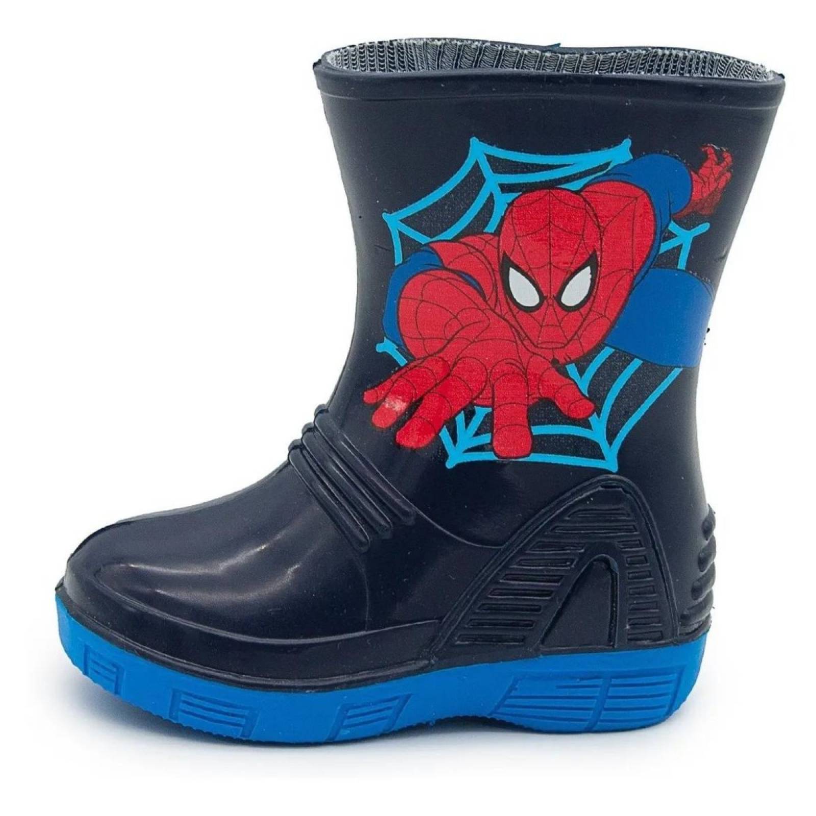 Bota De Lluvia Del Hombre Araña Para Niño (13.0-21.0) (13.0 - 21.0)