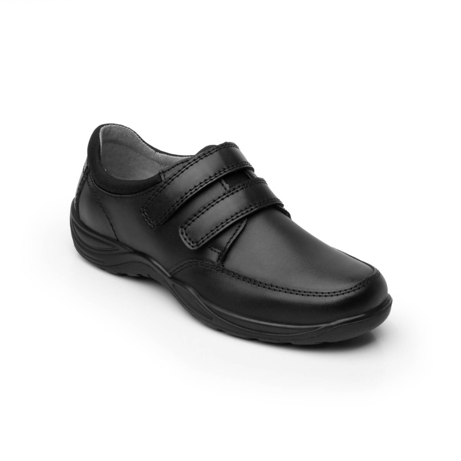 Zapato Escolar Con Doble Velcro Flexi Para Niño 59917