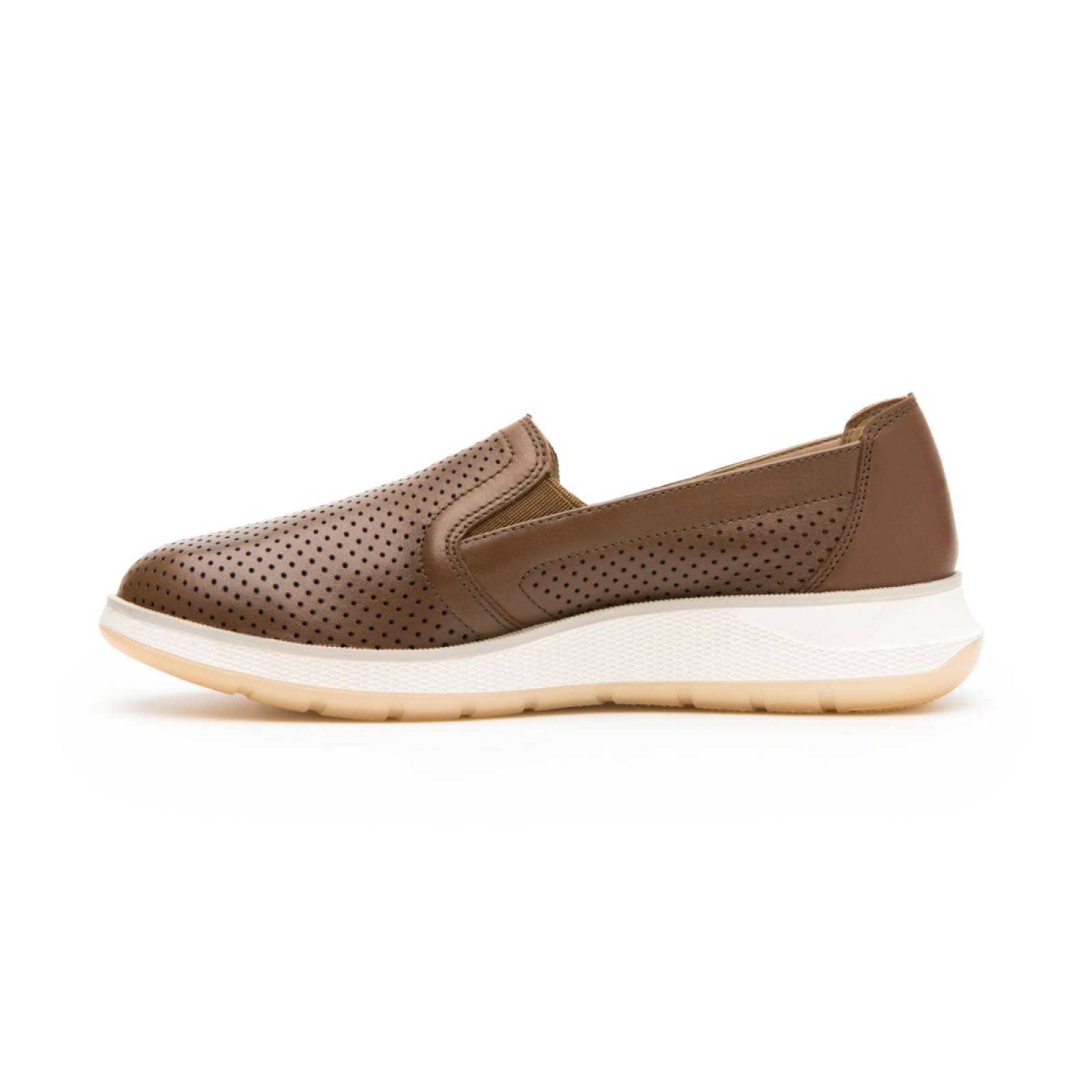 Zapato Slip On Flexi Para Mujer Con Piel 119302