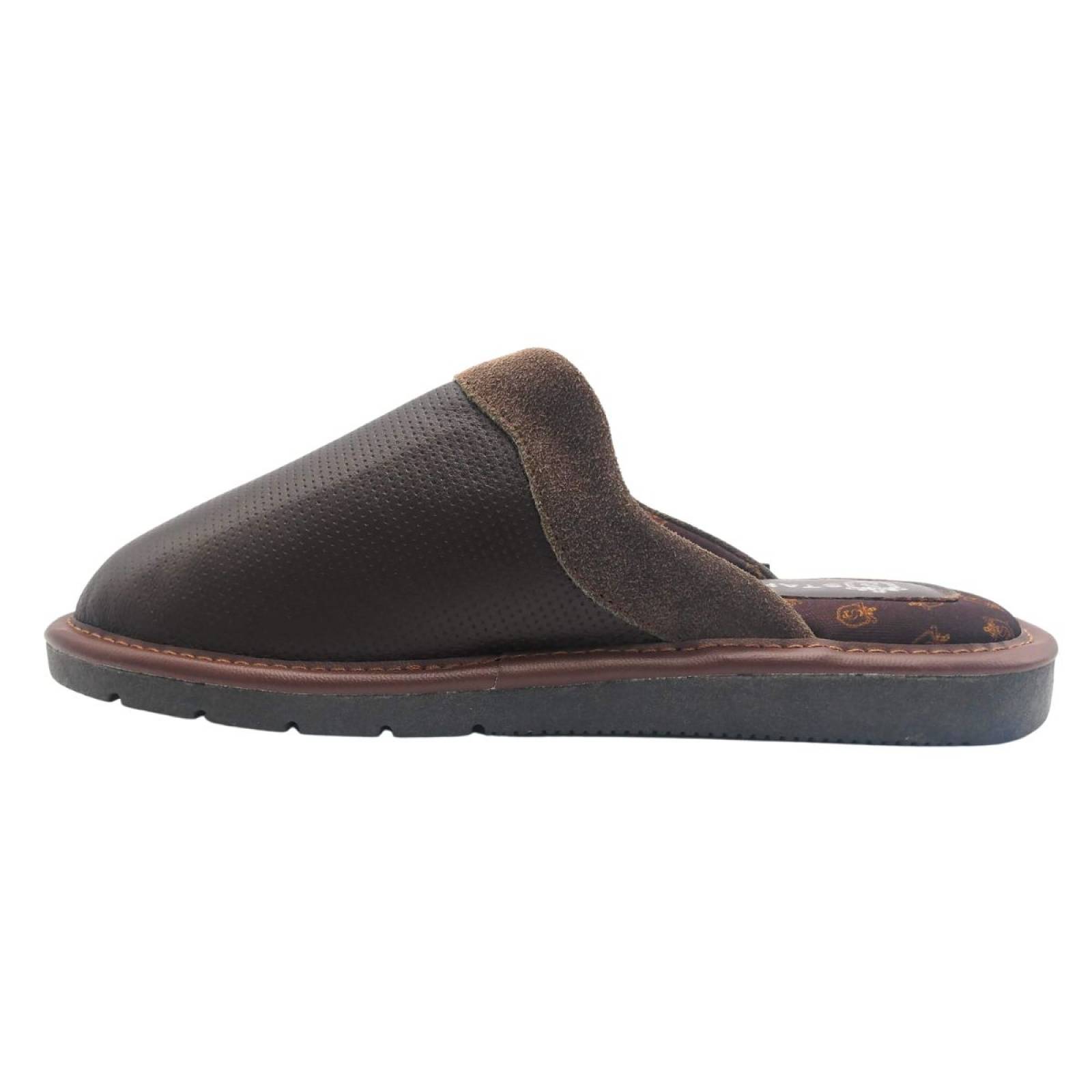 Pantuflas Stahl para hombre de piel genuina 4749