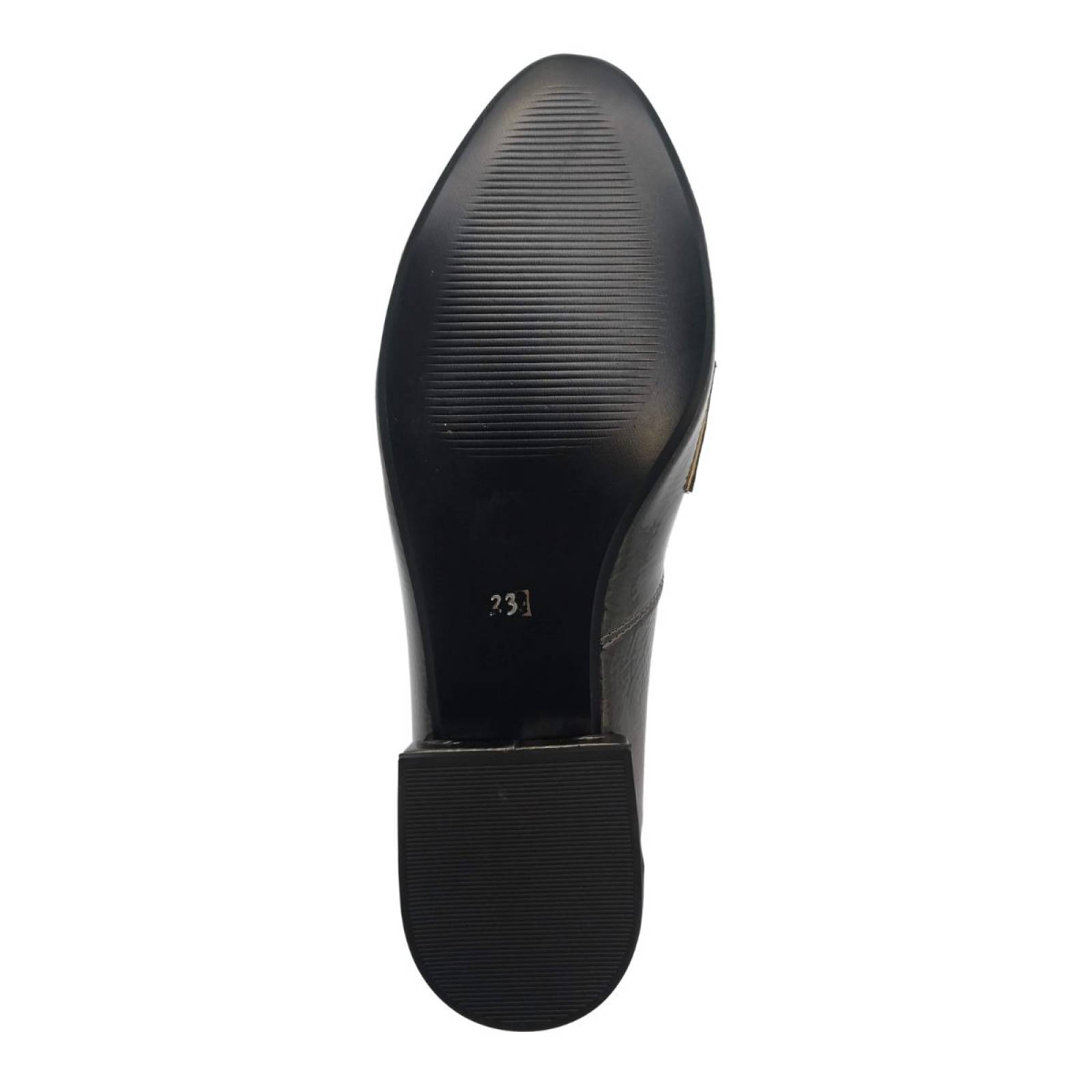 Zapato de Charol Arrugado Ronay Para Mujer 2927