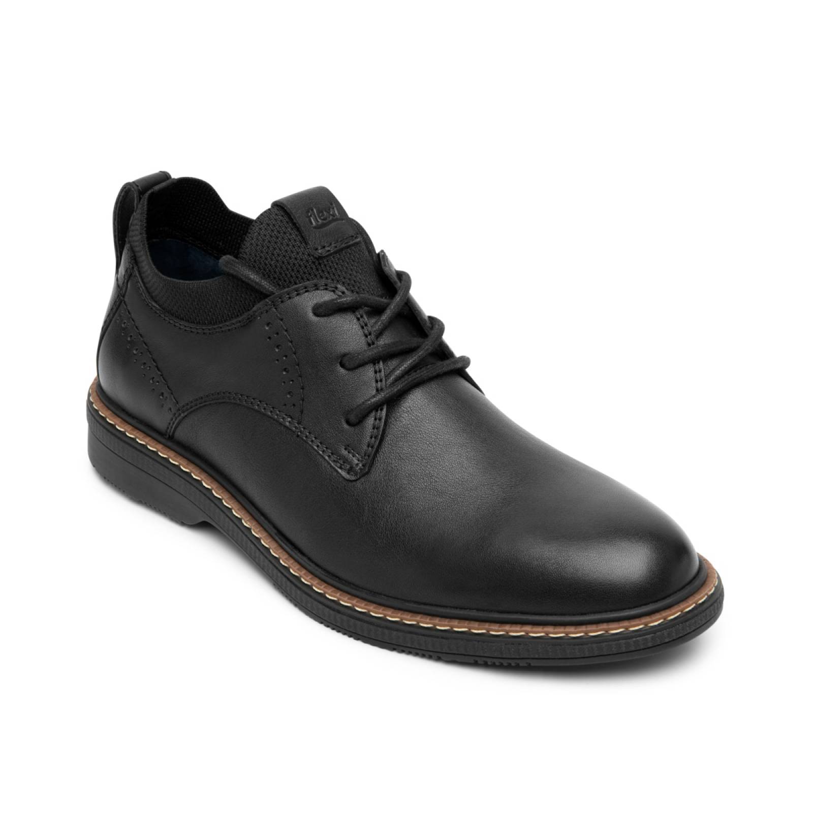 Zapato Derby Flexi Para Hombre Con Stretch Style 412801