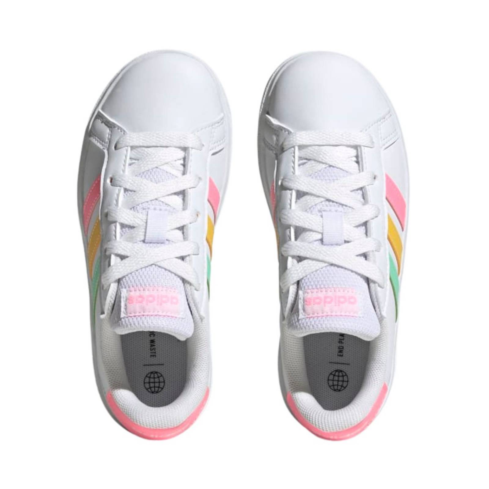 Tenis Adidas Grand Court 2.0 K Para Niña HP8910 (17.0 - 22.0)