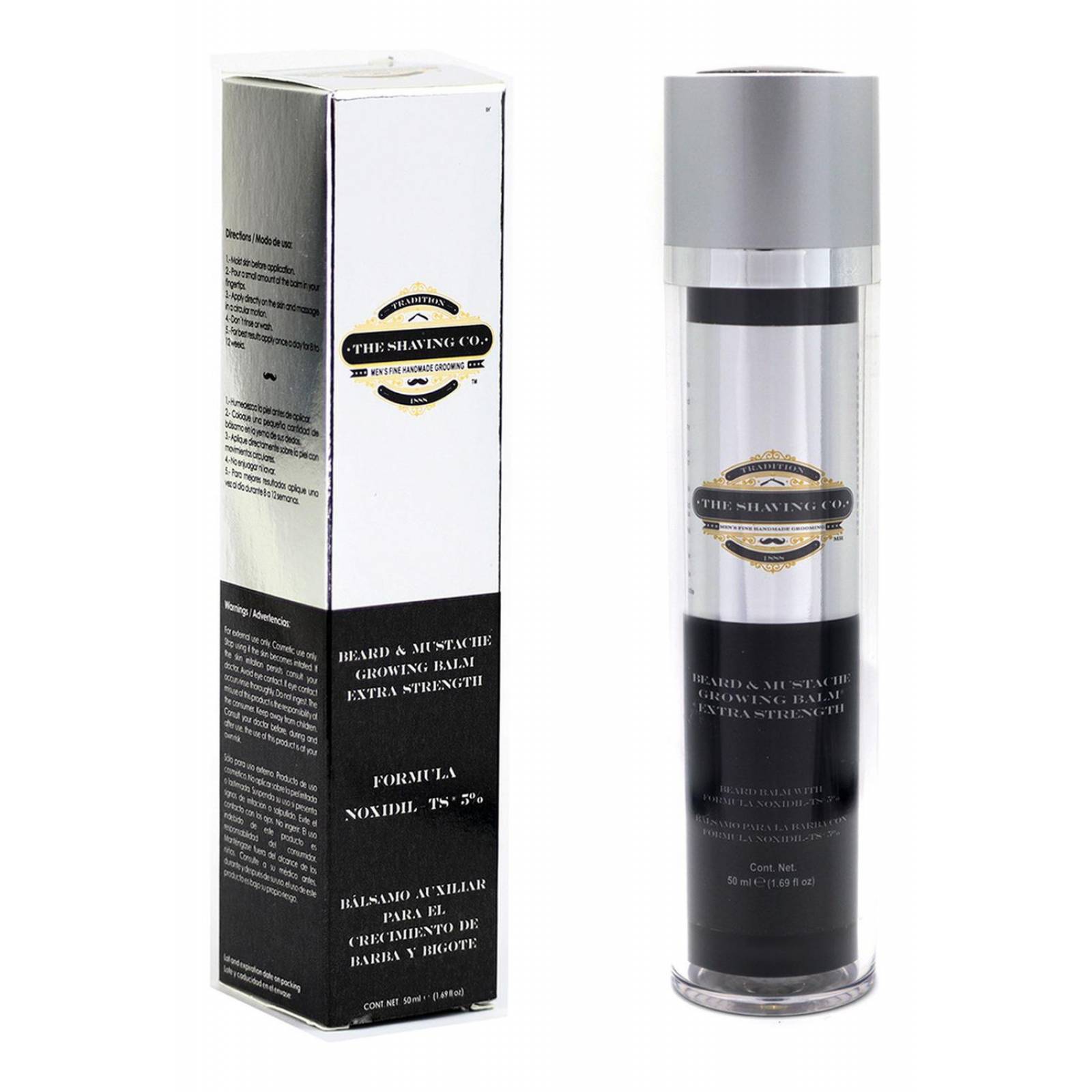 Set X 3 Bálsamo De Crecimiento The Shaving Co. Noxidil 50ml 