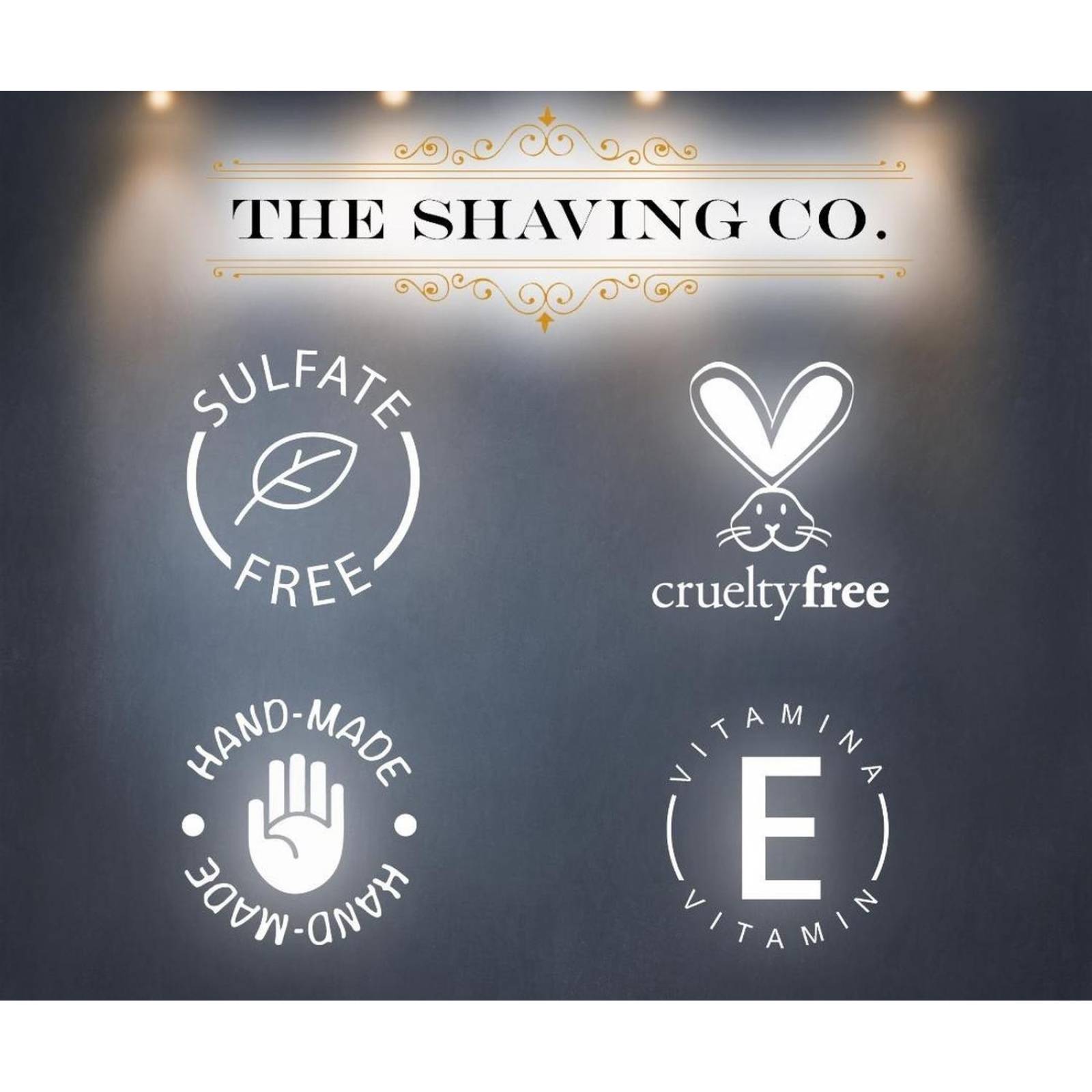 Kit X2 Cera Para Barba The Shaving Co Fijación Media Natural 