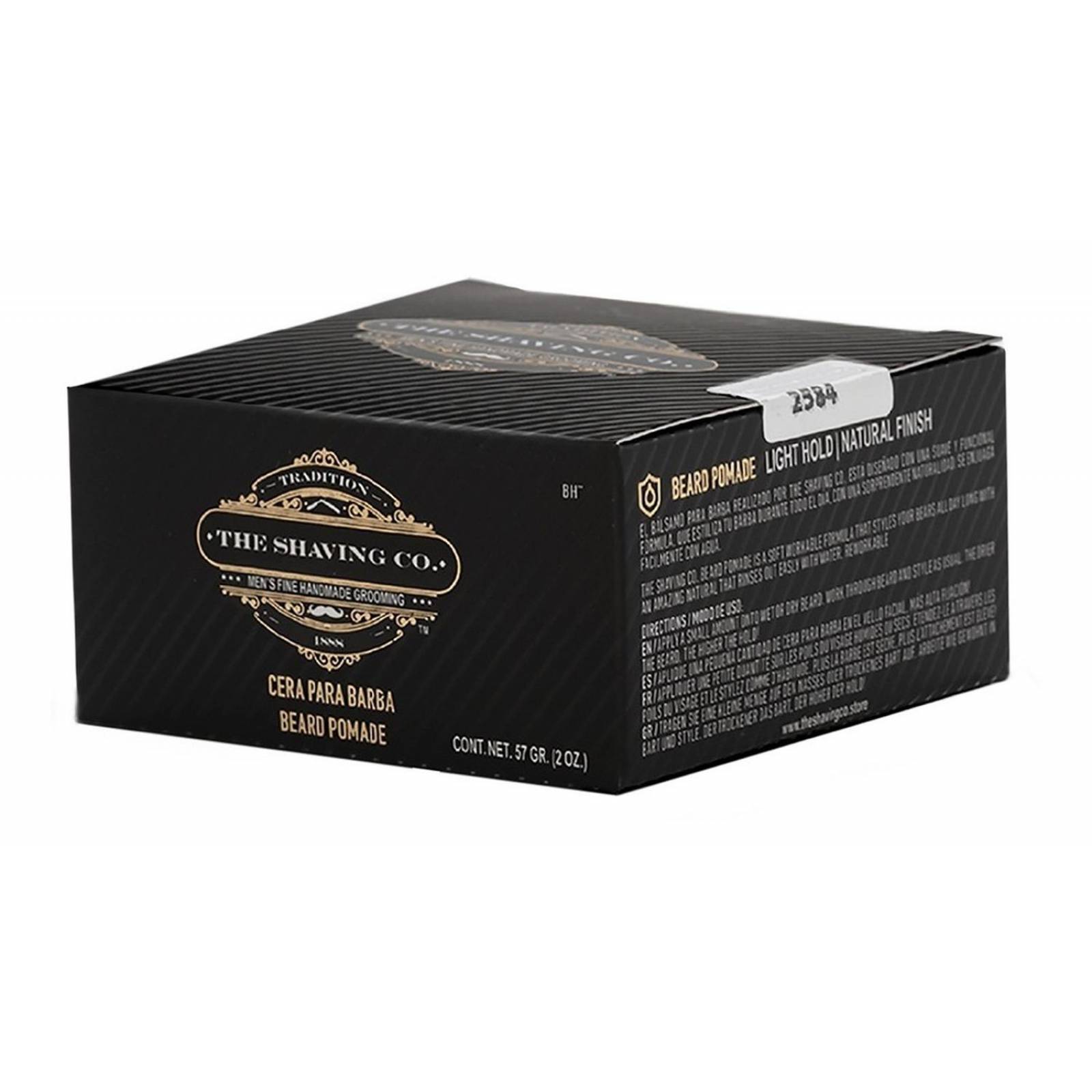 Kit X2 Cera Para Barba The Shaving Co Fijación Media Natural 