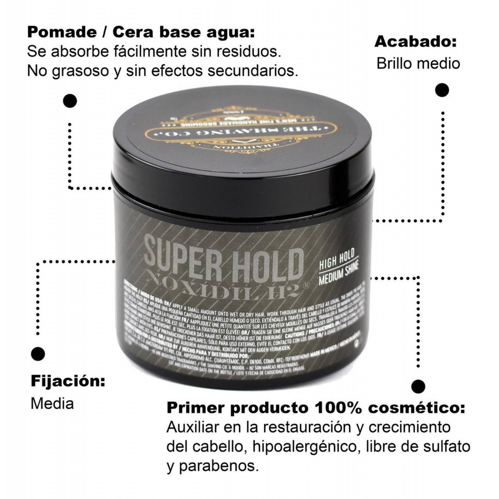 Pack The Shaving Co Balsamo De Crecimiento Pomada Cabello 