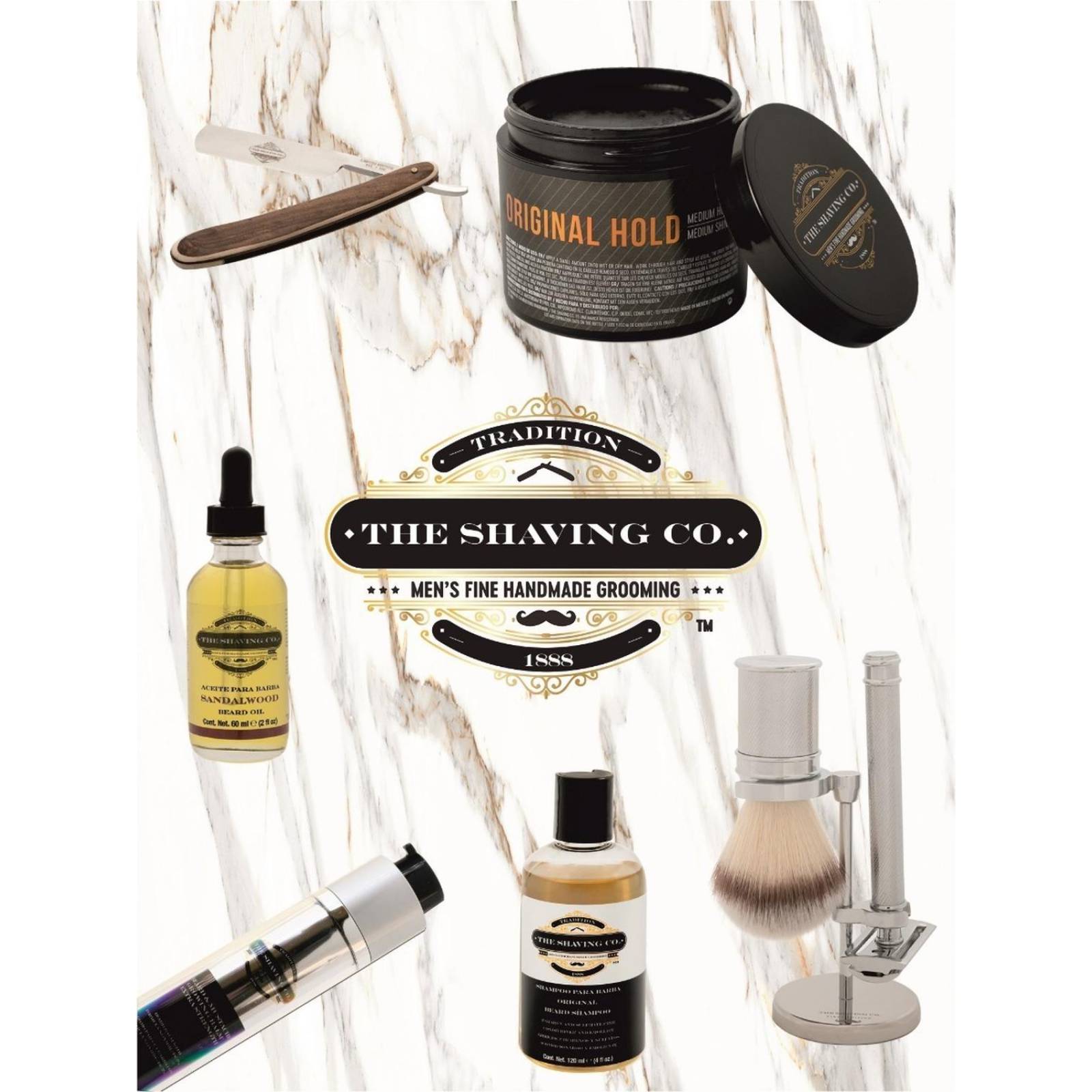 Kit De Afeitar Brocha y Vasija 