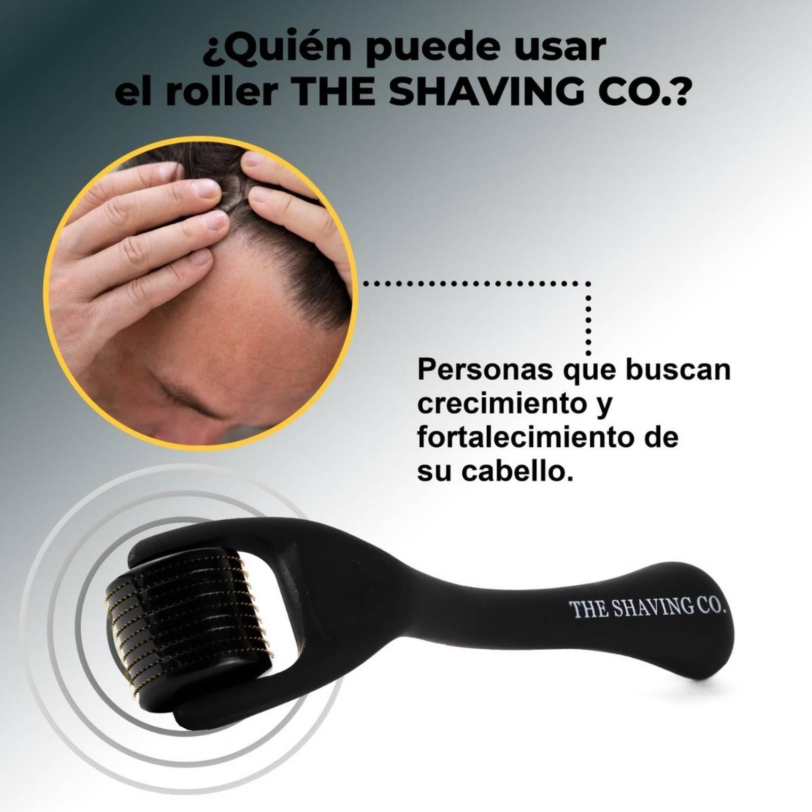 Kit Shampoo Noxidil + Roller Cabello The Shaving Co. 