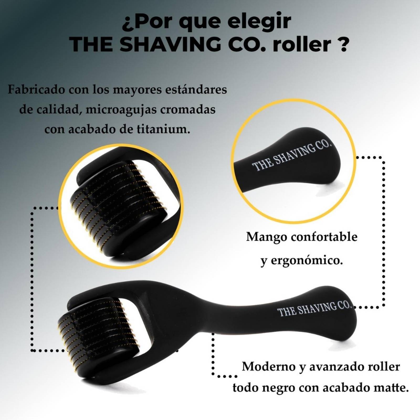 Kit Loción Capilar Noxidil + Roller Cabello The Shaving Co. 
