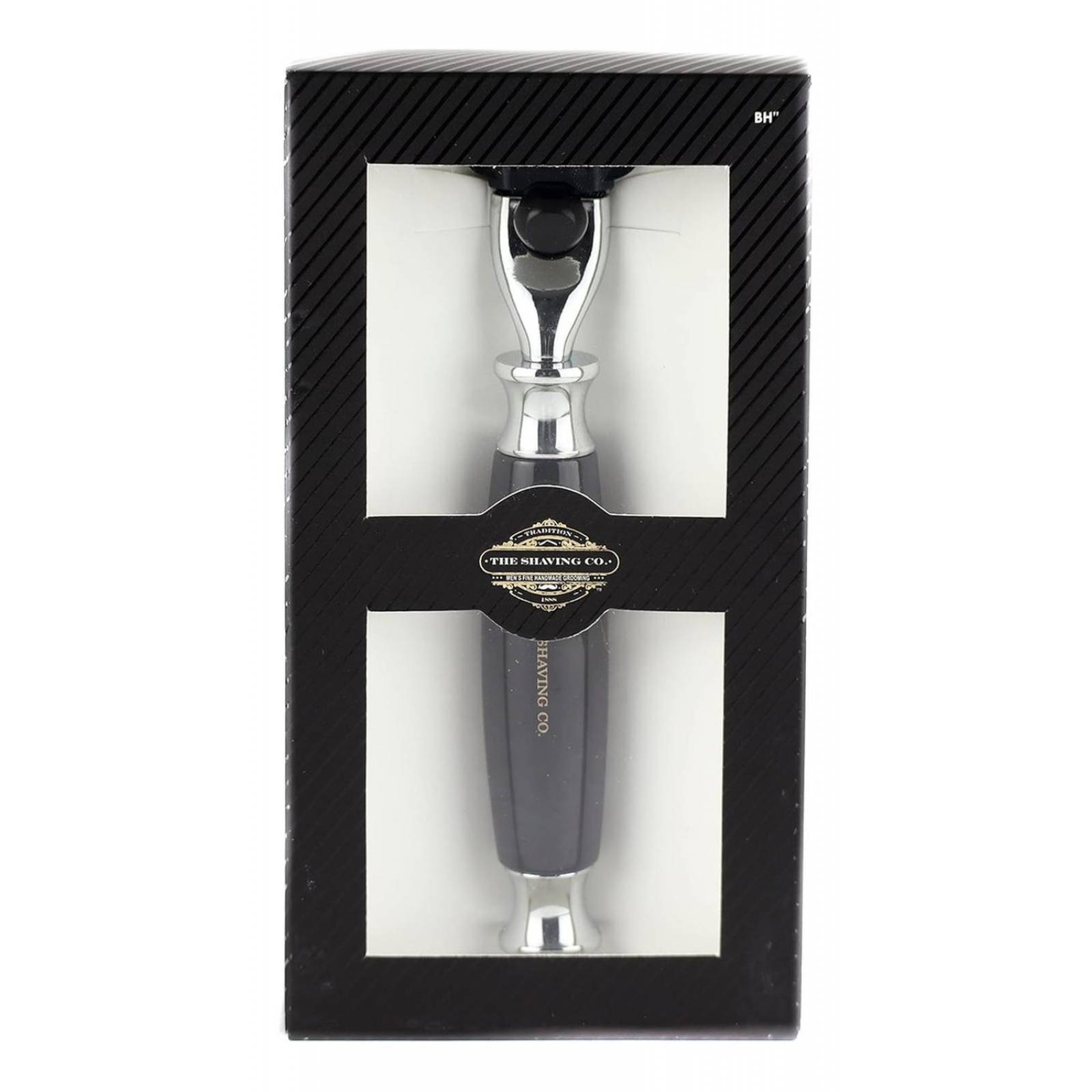 The Shaving Co Kit Rastrillo Negro Crema De Afeitar Lavanda