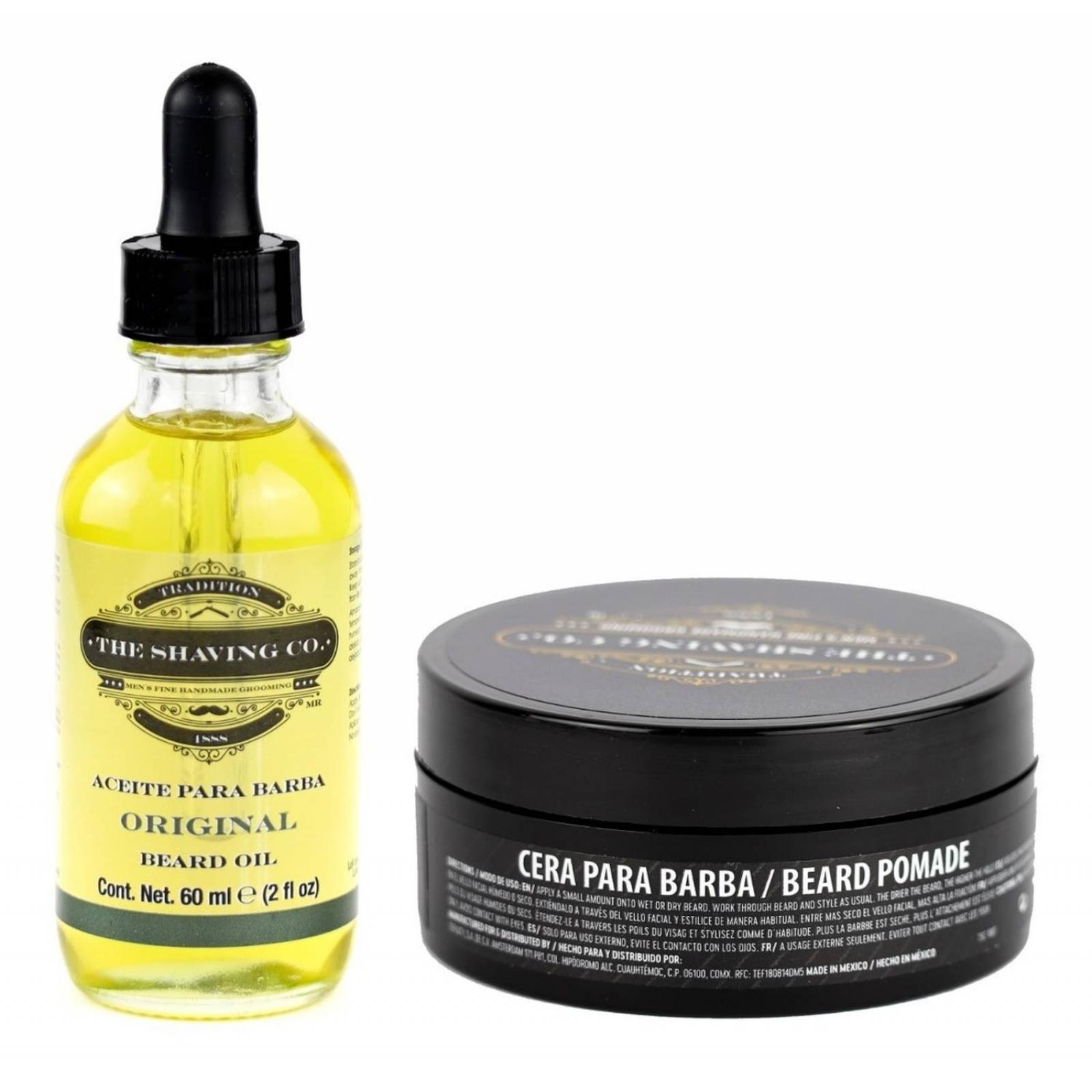 Kit Cera Y Aceite Original Para Barba The Shaving Co. 