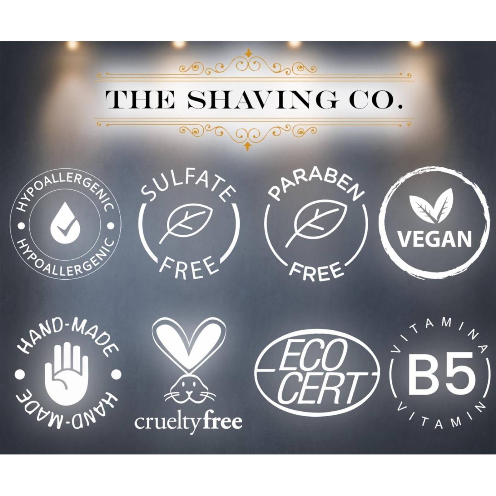 Kit De Rasurado Completo The Shaving Co. Black 