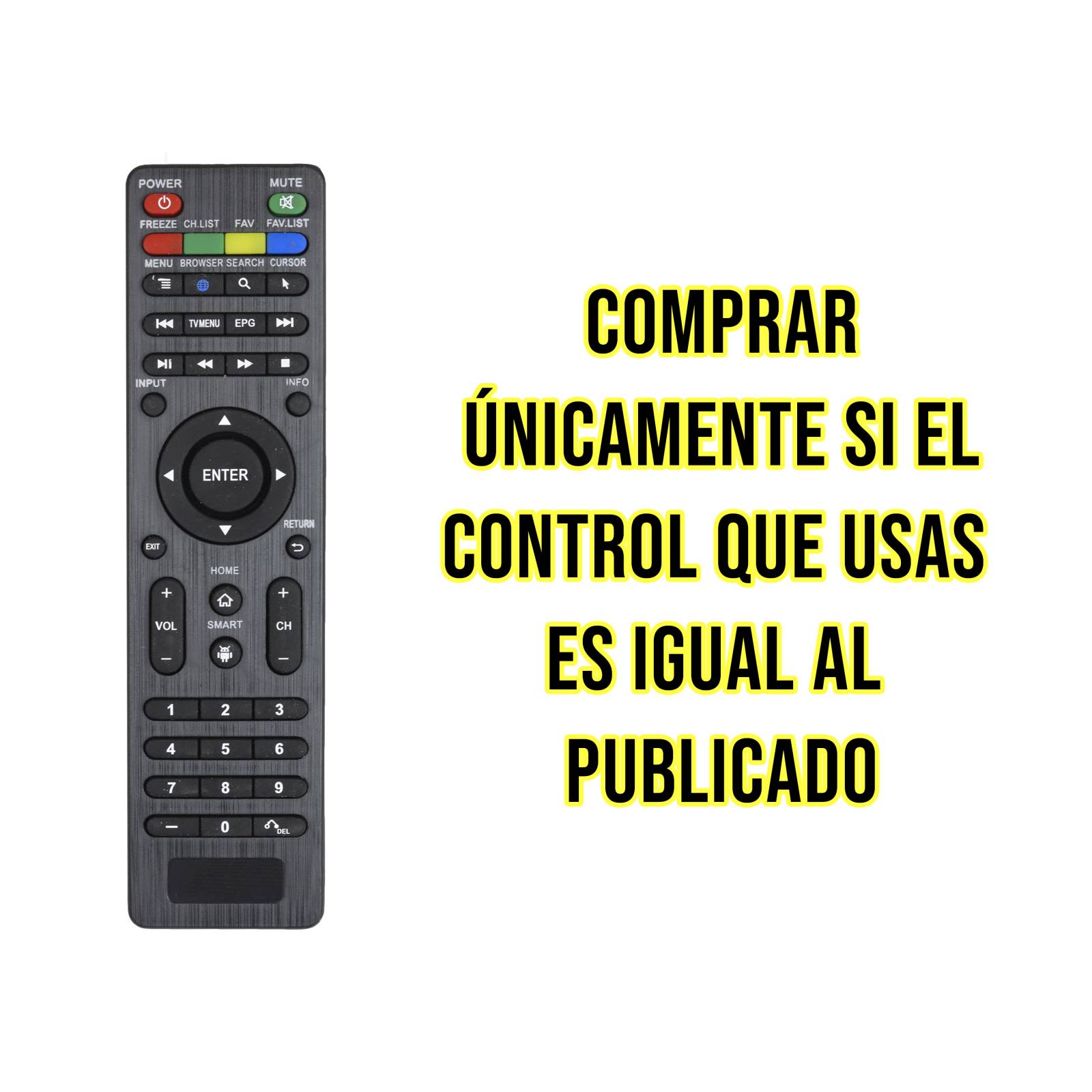Control Remoto POLAROID Smart Tv