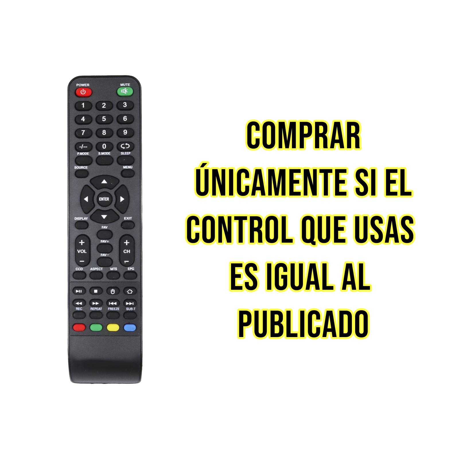 Control Remoto GHIA Smart Tv Modelo G50duhds8 C604g50duhds81