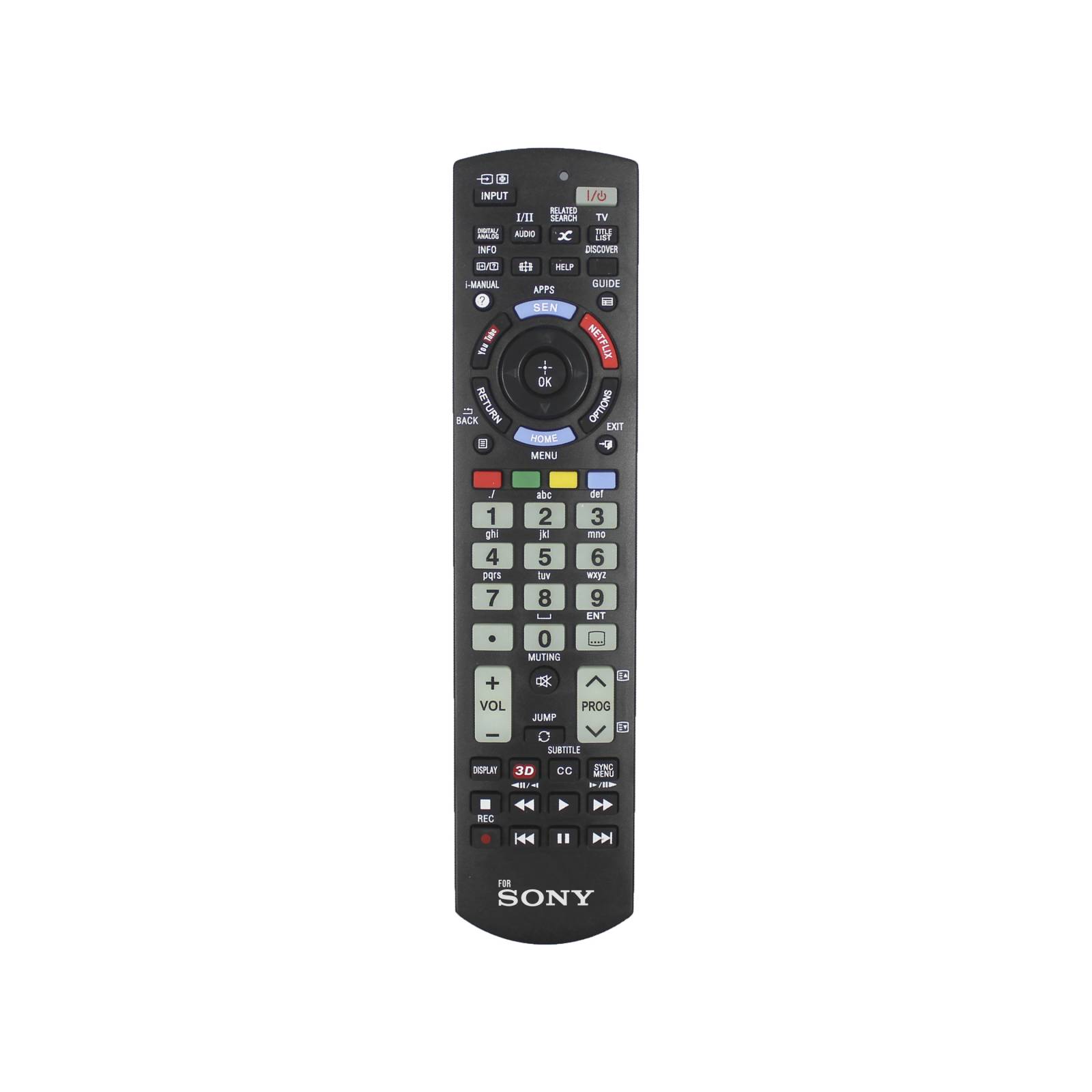 Control Remoto Sony Universal Smart Tv Netflix Youtube 3d