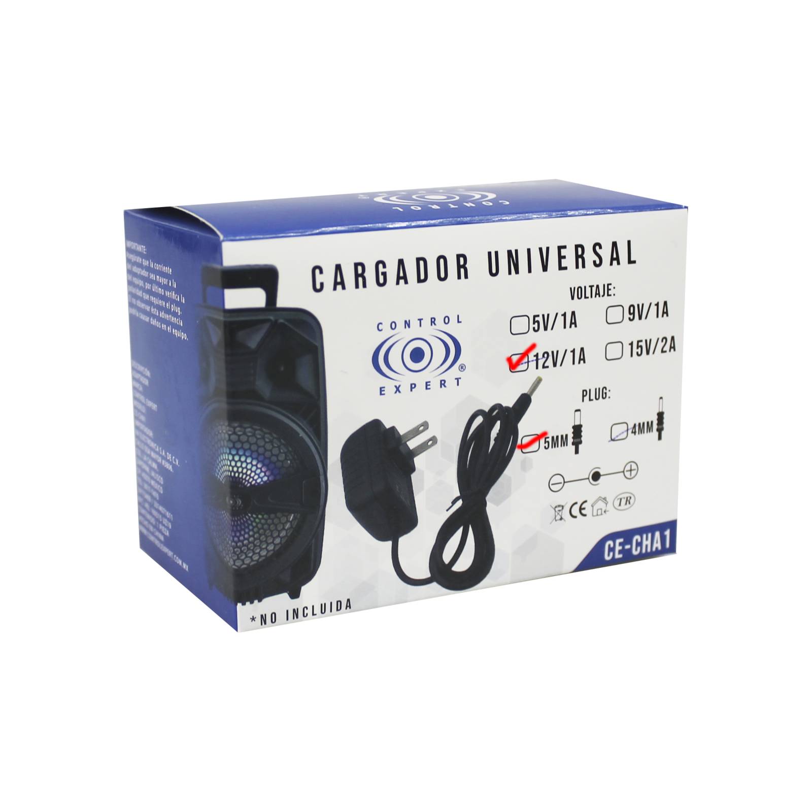 Eliminador Corriente Adaptador 9v 1 Amp Bocinas 5mm