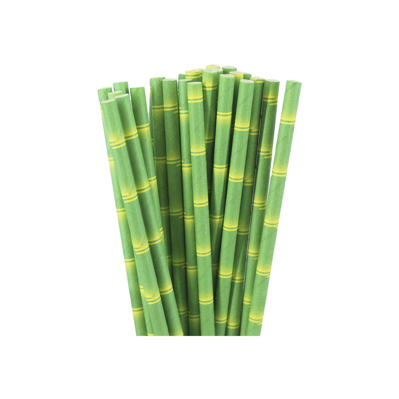 Popote Biodegradable Papel 25 Piezas Ecologicos