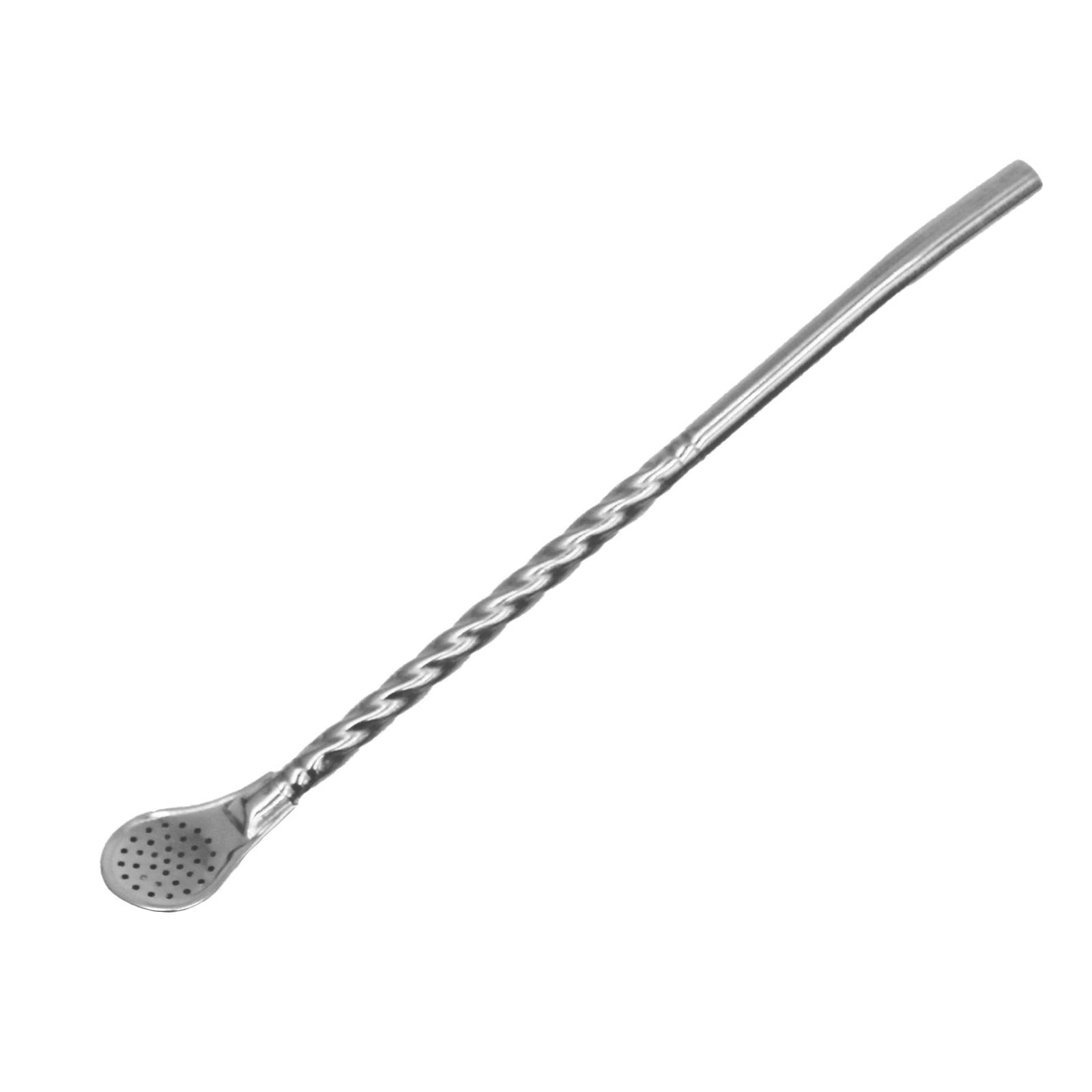 6pz Cuchara Popote Paja Te Yerba Mate Acero Inoxidable