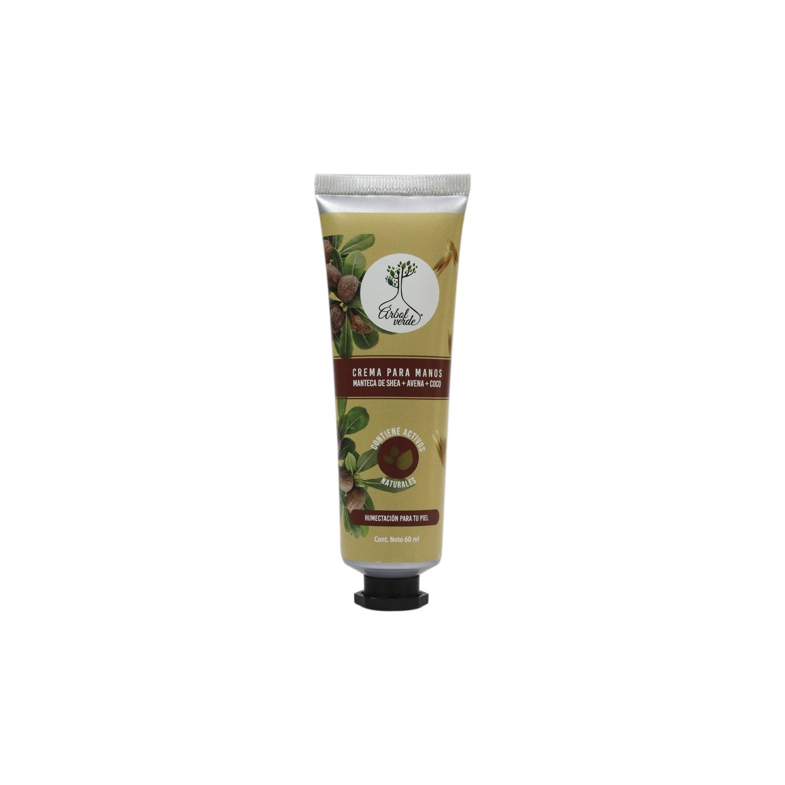 Crema Manos Manteca Shea Avena Coco 60 Ml Humecta Suavidad